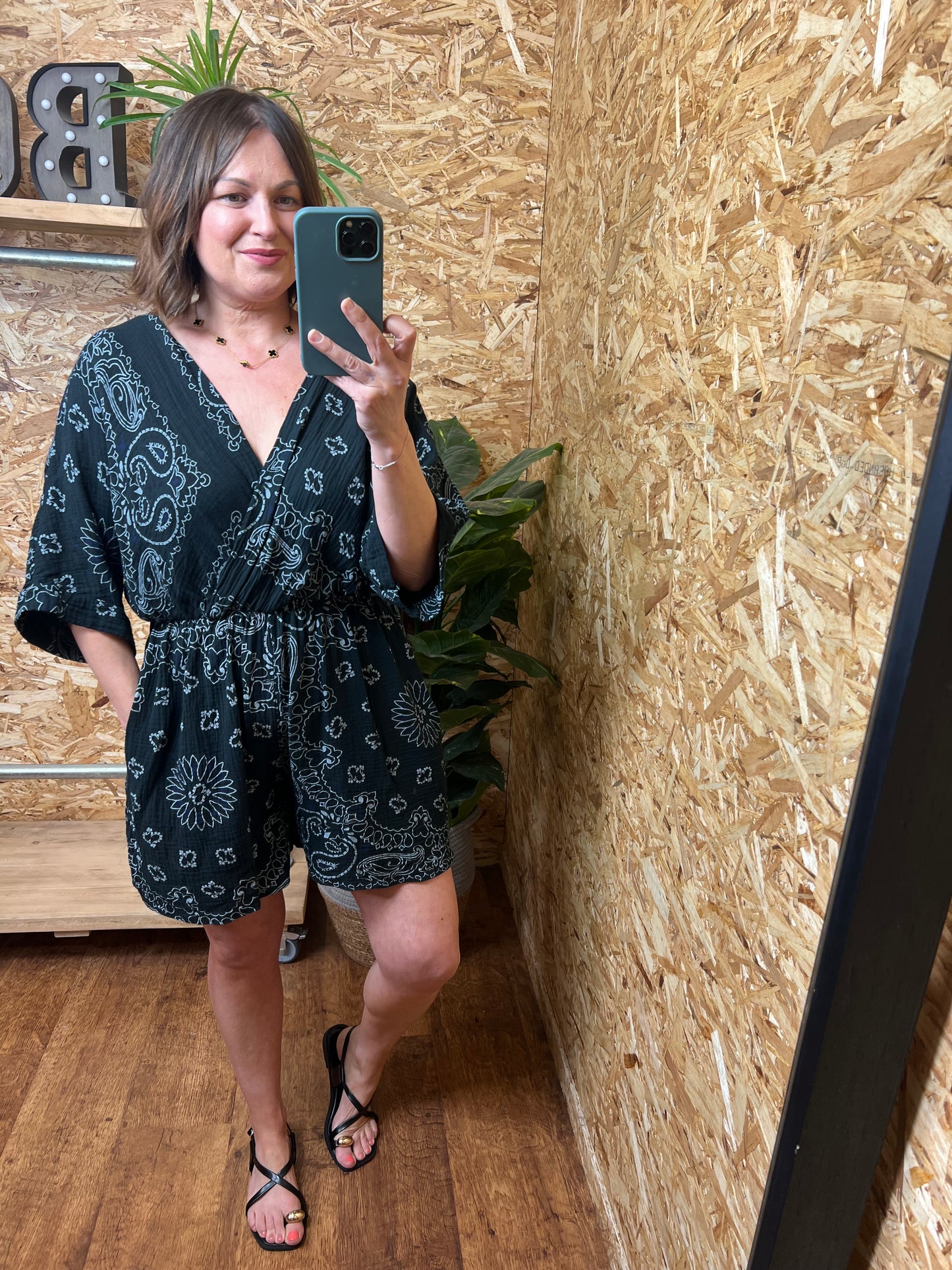 Bandana Print Playsuit