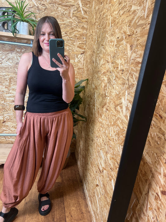 Ballon Trousers Rust
