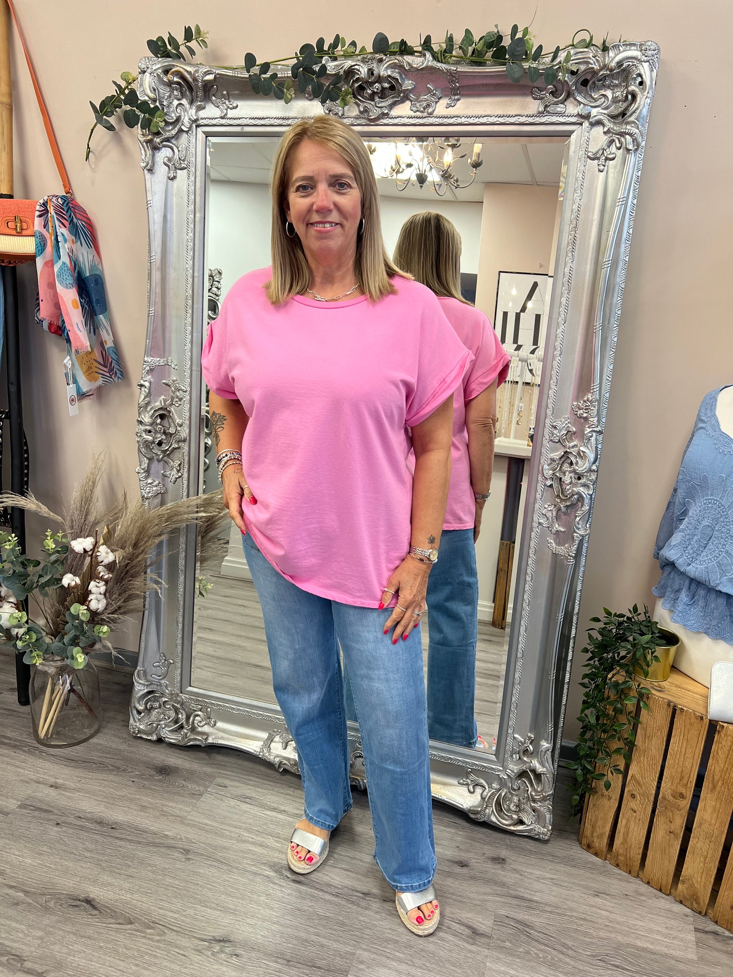 Danni Roll Sleeve Top