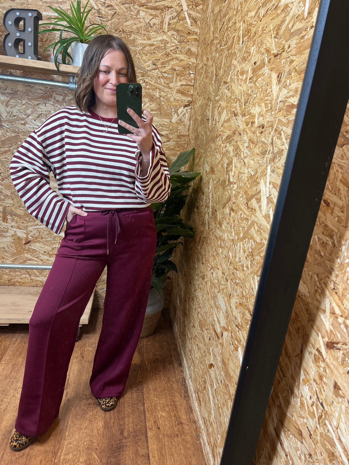 Basic Stripe Sweatshirt