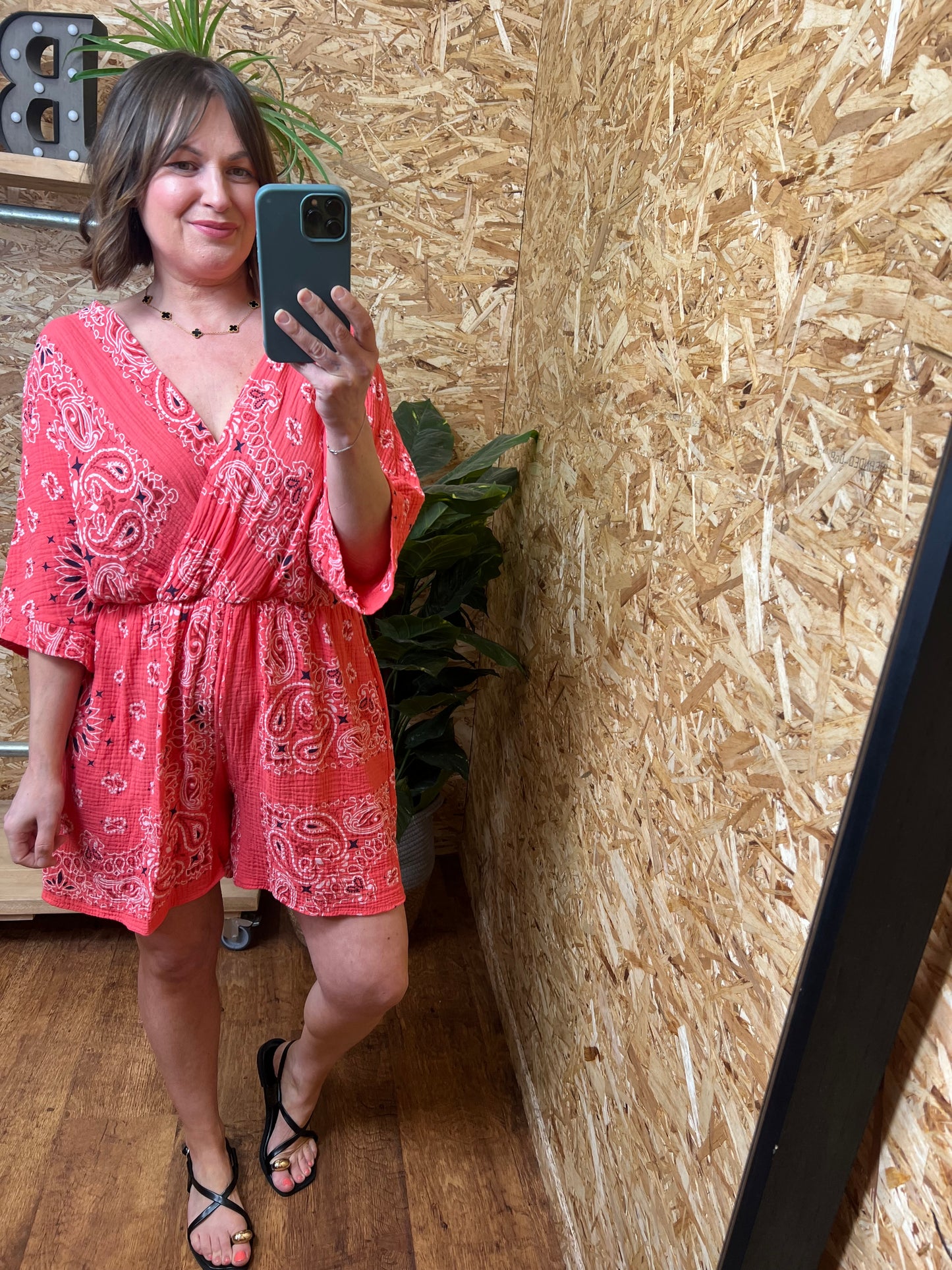 Bandana Print Playsuit