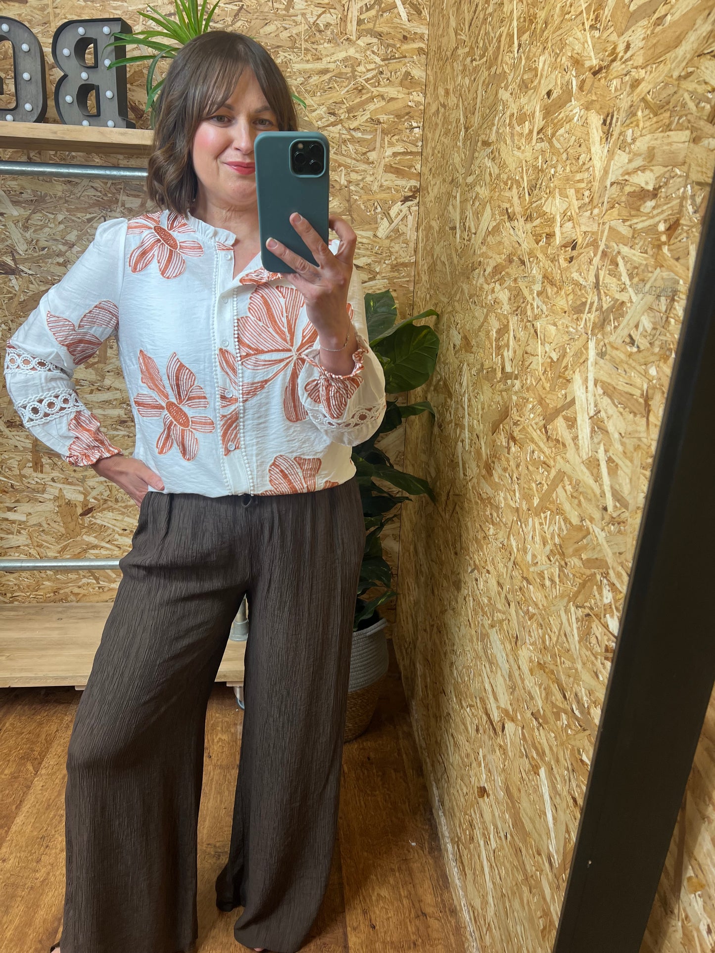Embroidered Floral Blouse