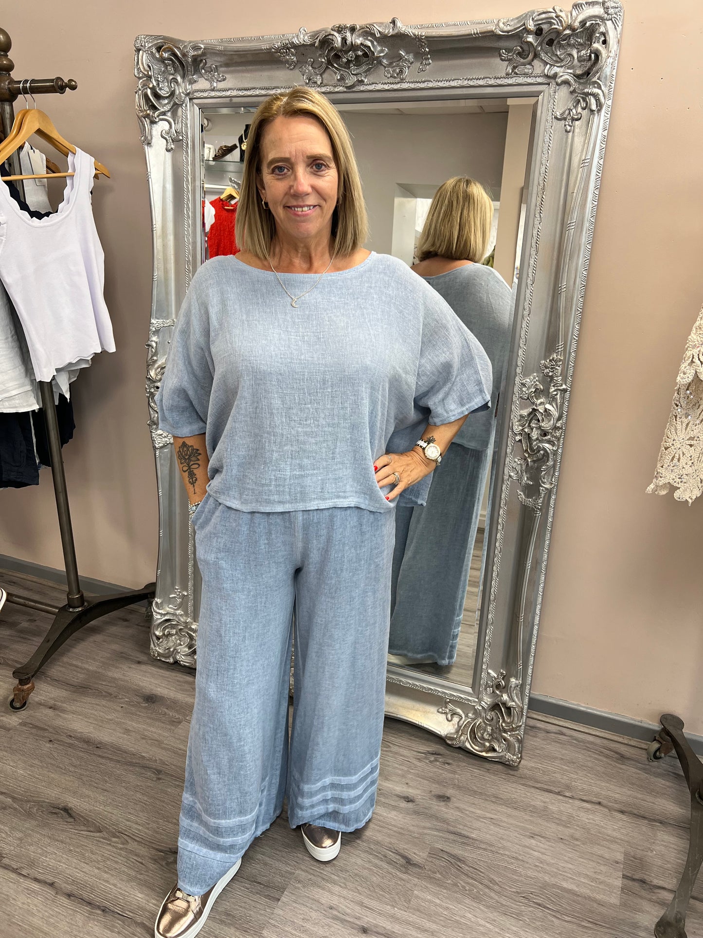 Nola Pleat Detail Trousers
