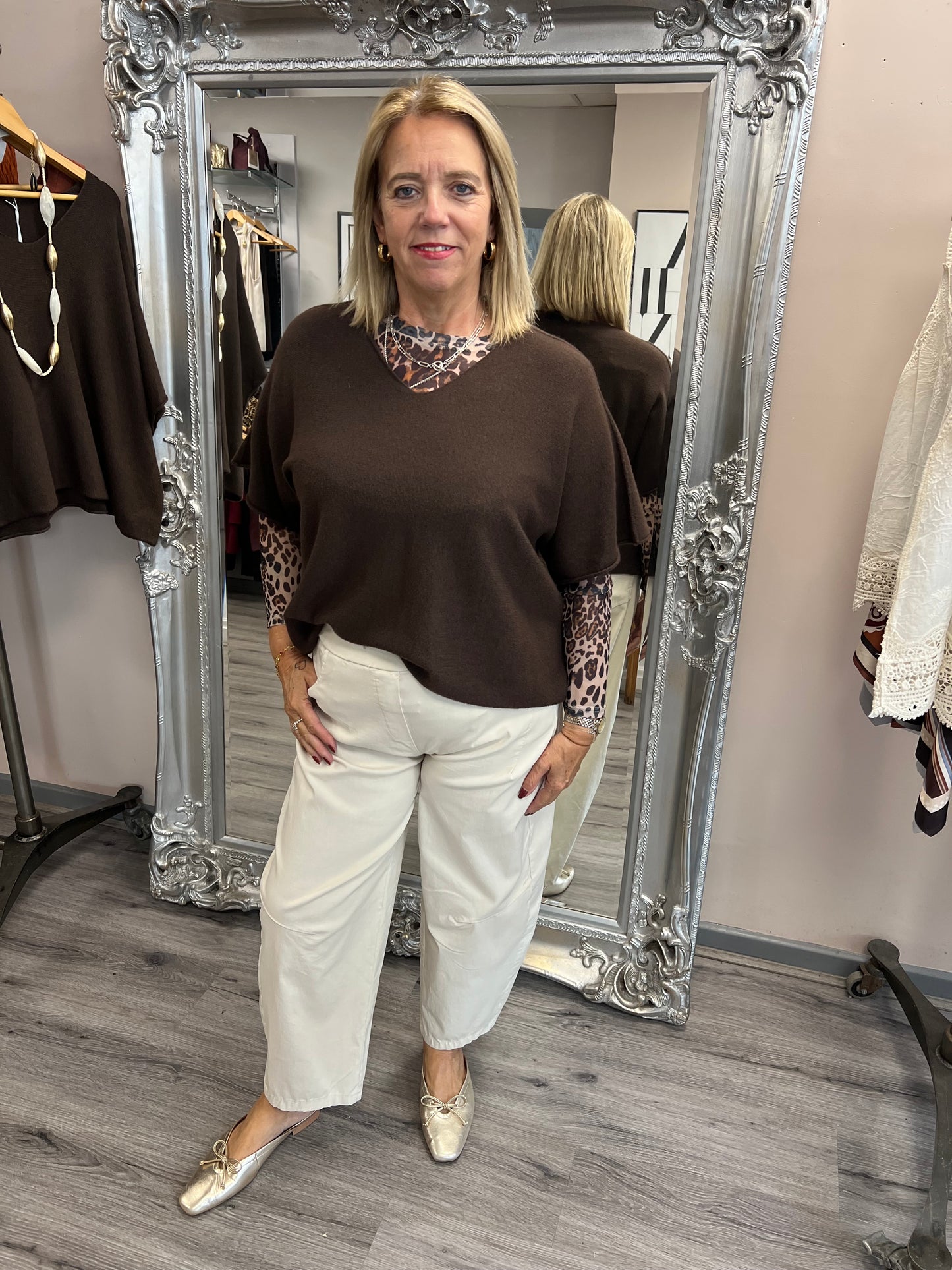 Ella V Neck Knit