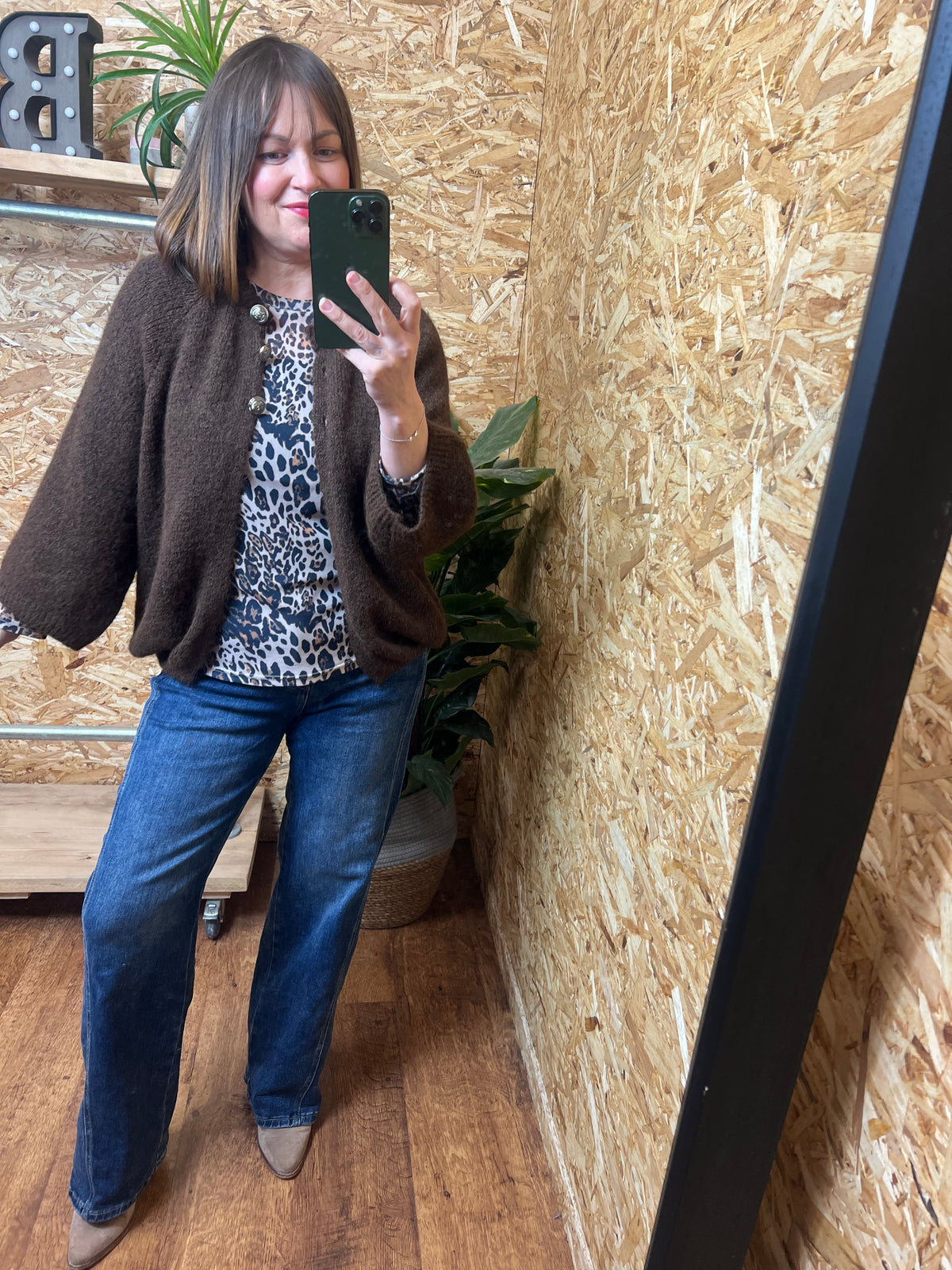 Mayfair Military Button Cardigan