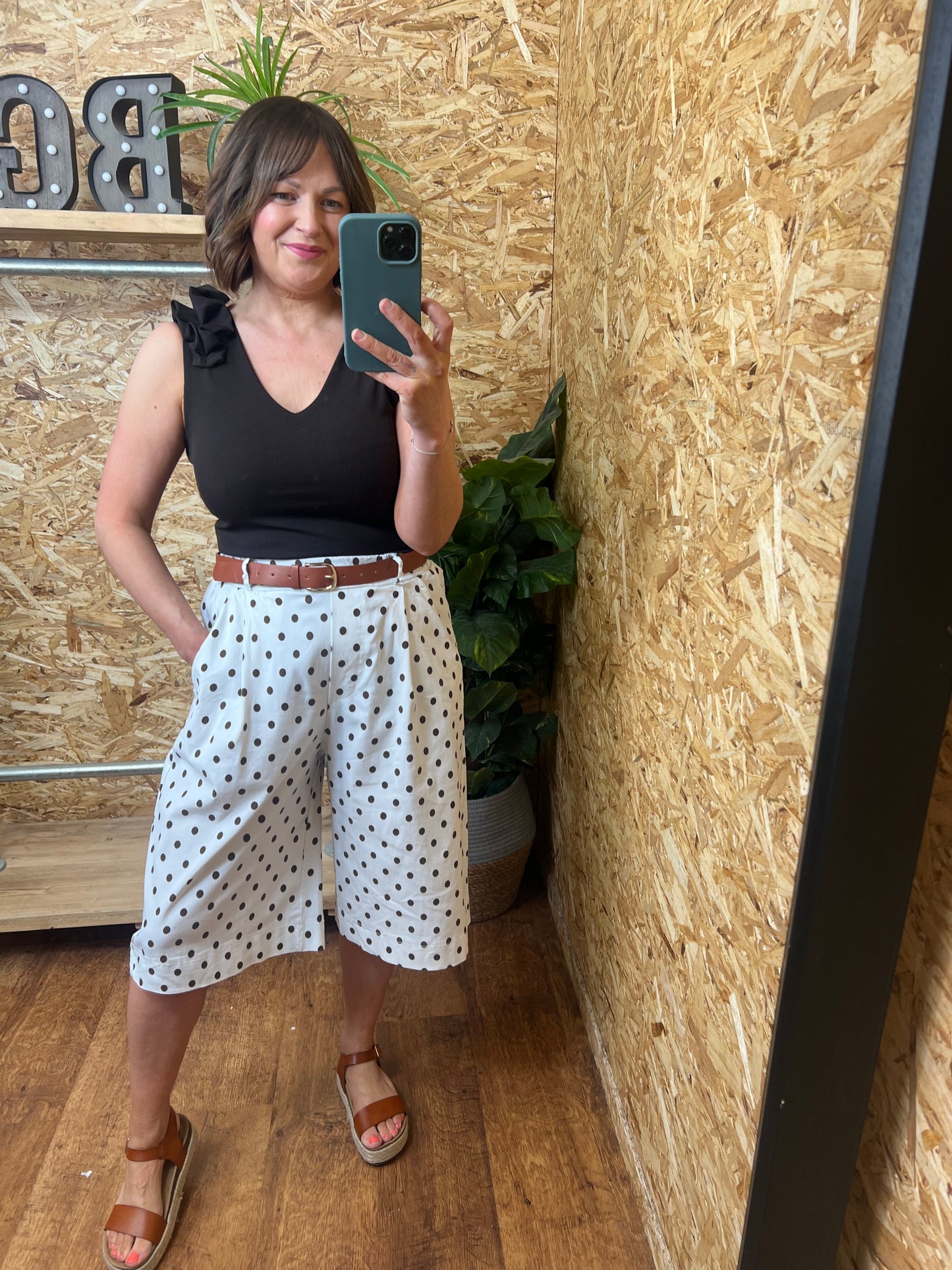 Polka Culotte Shorts