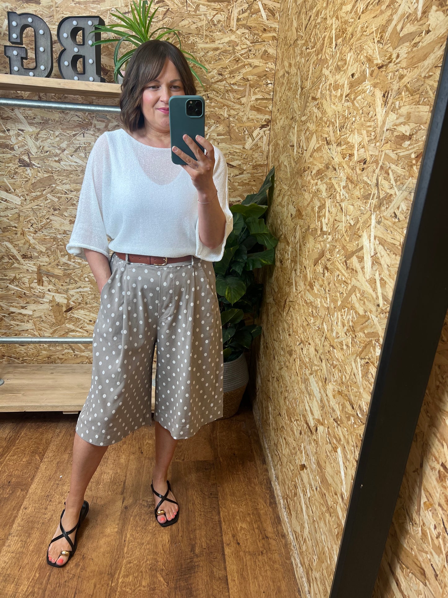 Polka Culotte Shorts