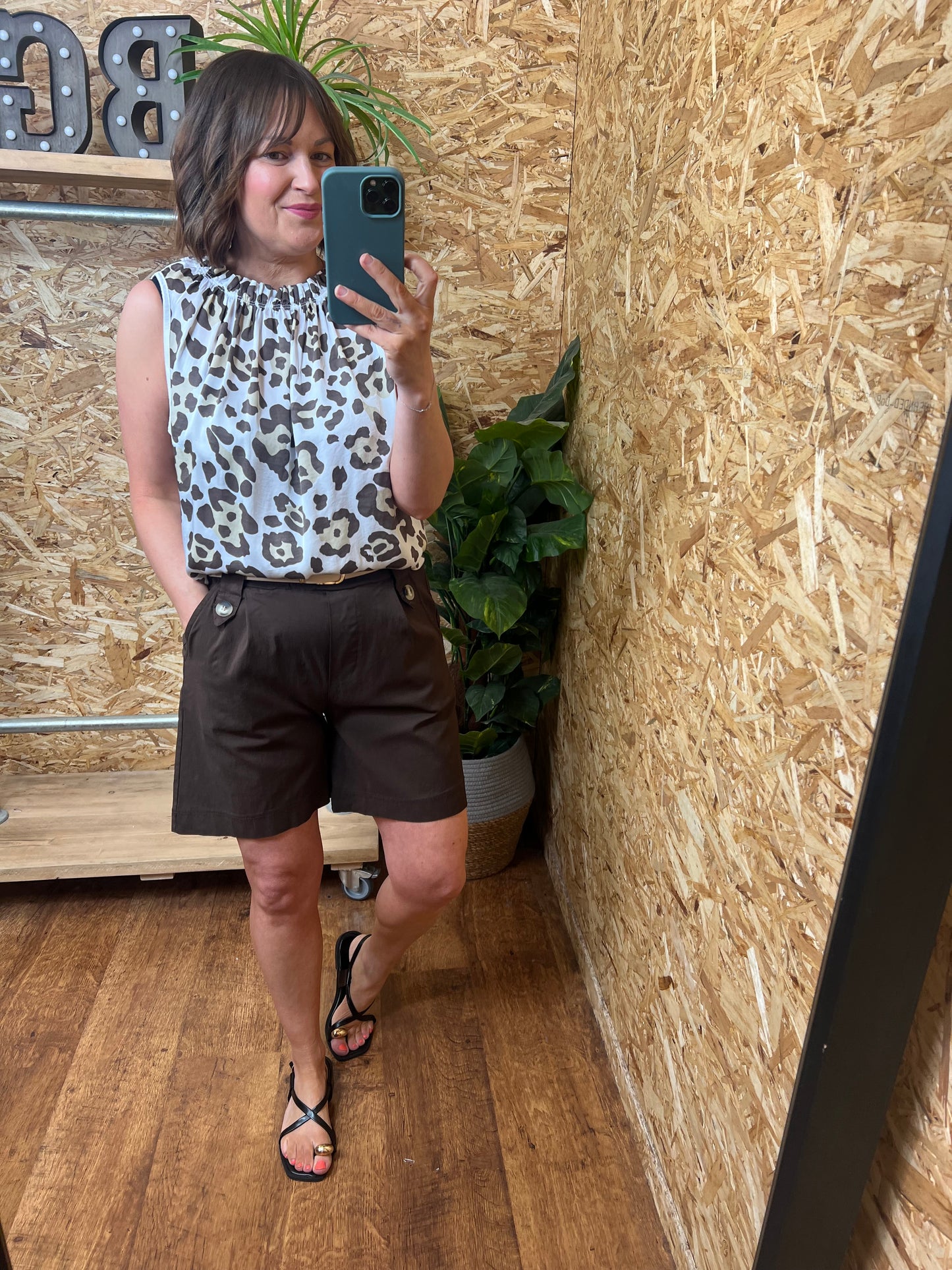 Cora Animal Print Top