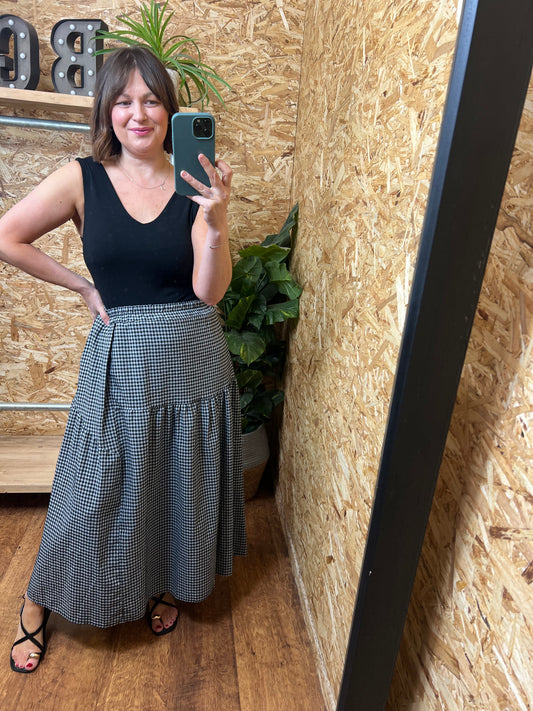 Gingham Skirt