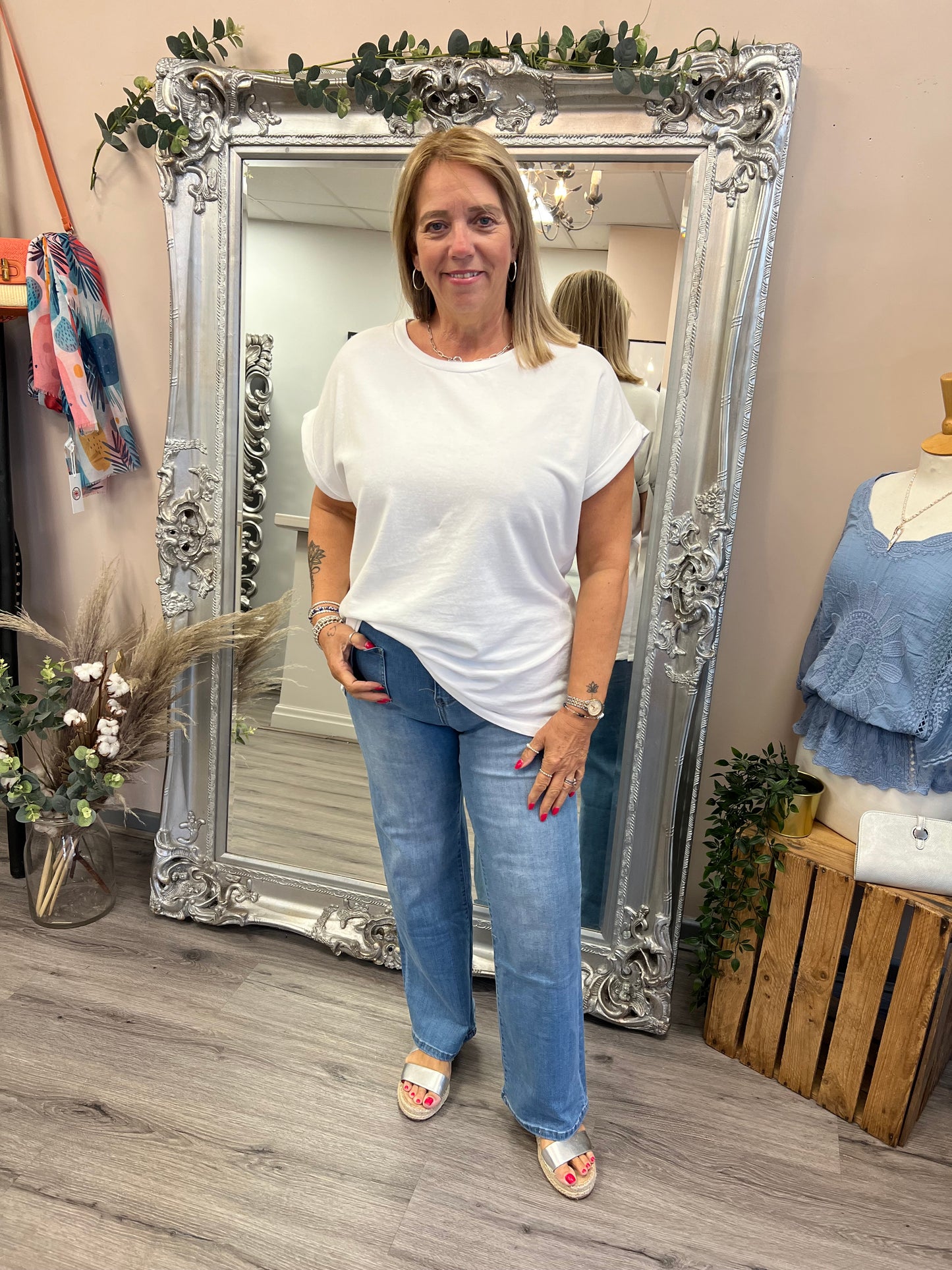 Danni Roll Sleeve Top