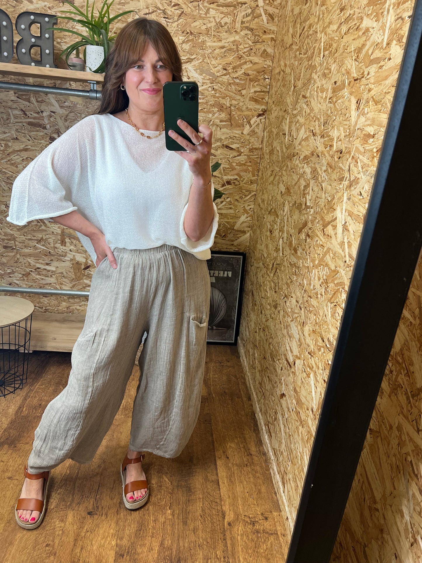 Nola Linen Mix Trousers