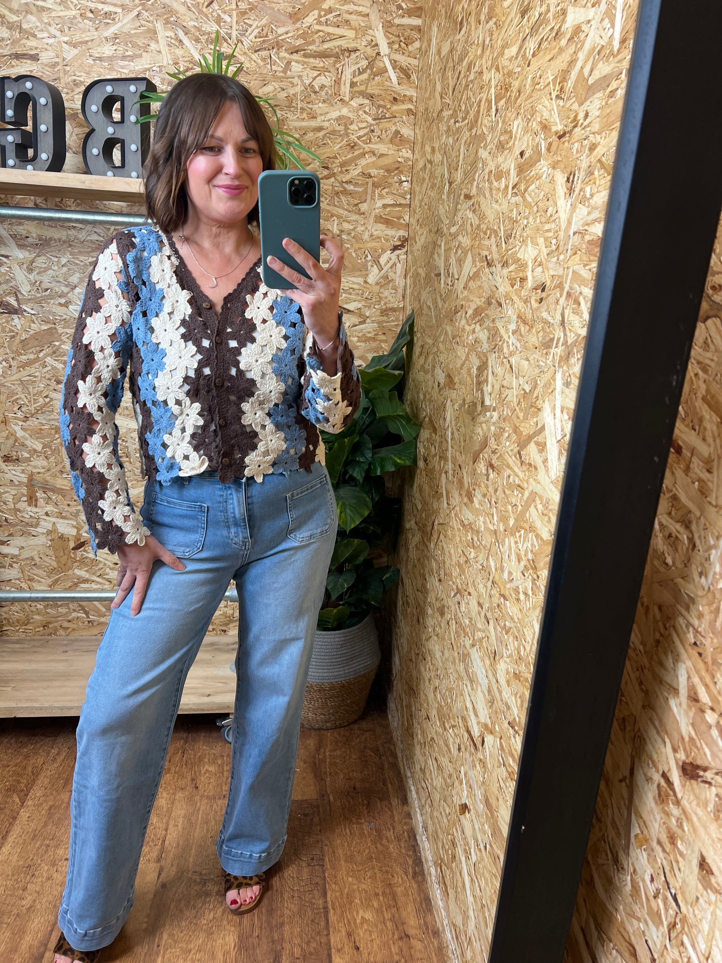 Flower Crochet Cardigan