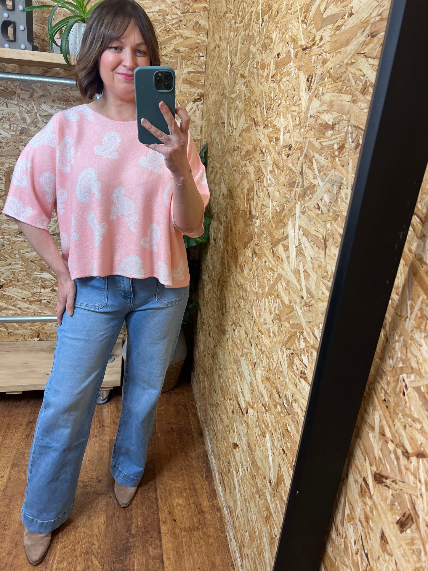 Paisley Print Ella Knit