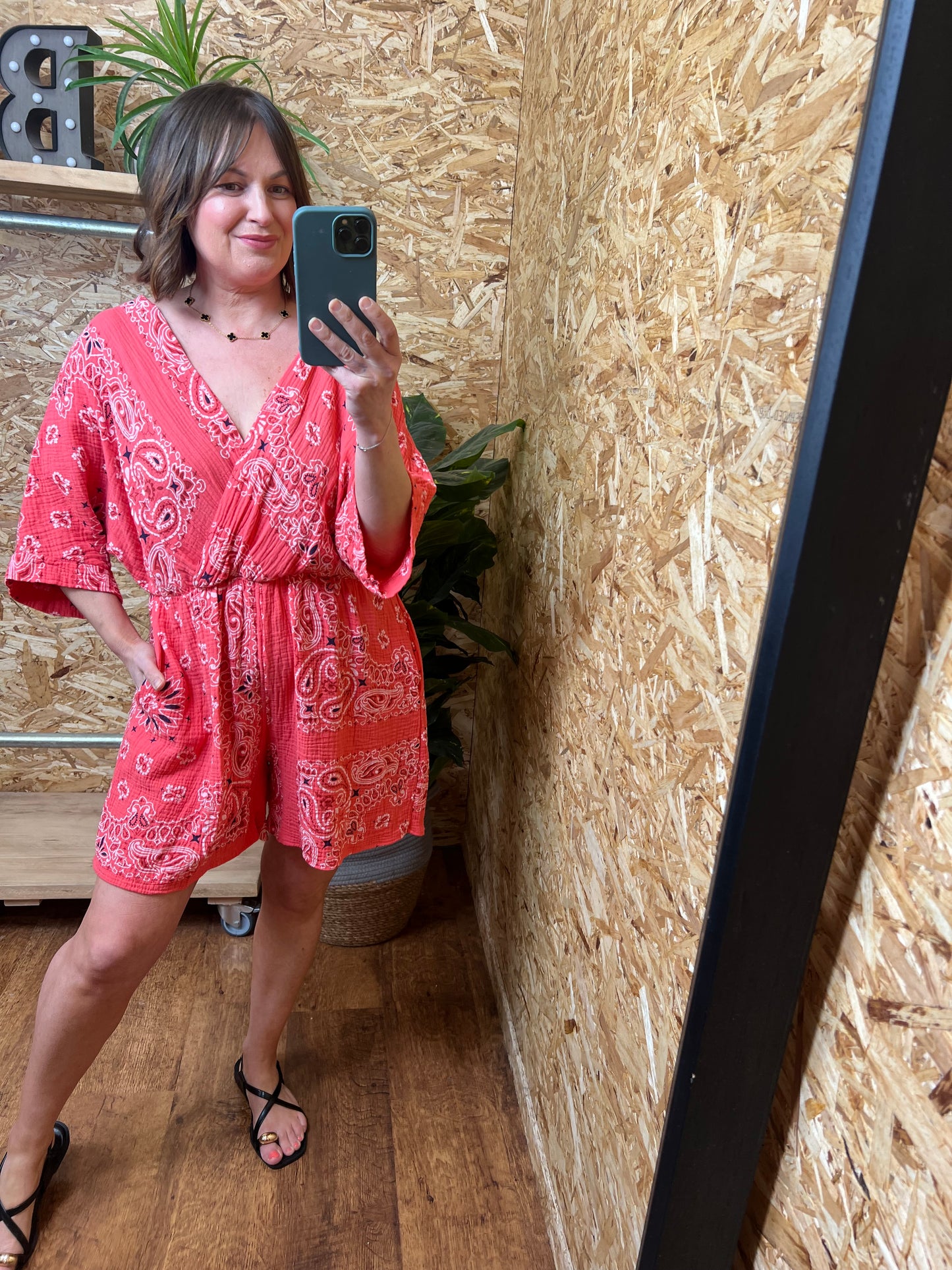 Bandana Print Playsuit