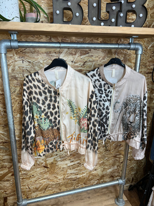 Jungle Print Bomber