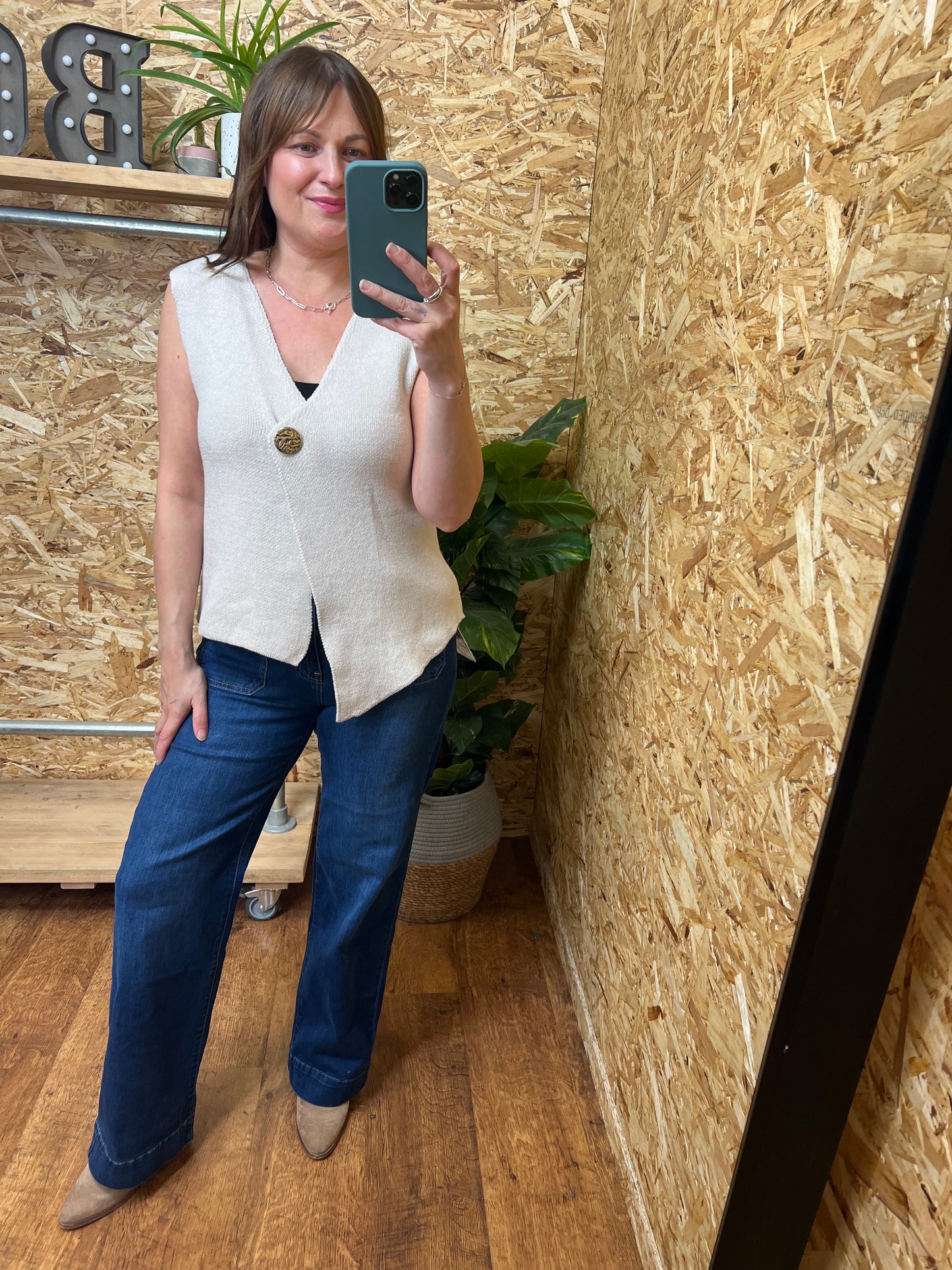 Gold Button Waistcoat