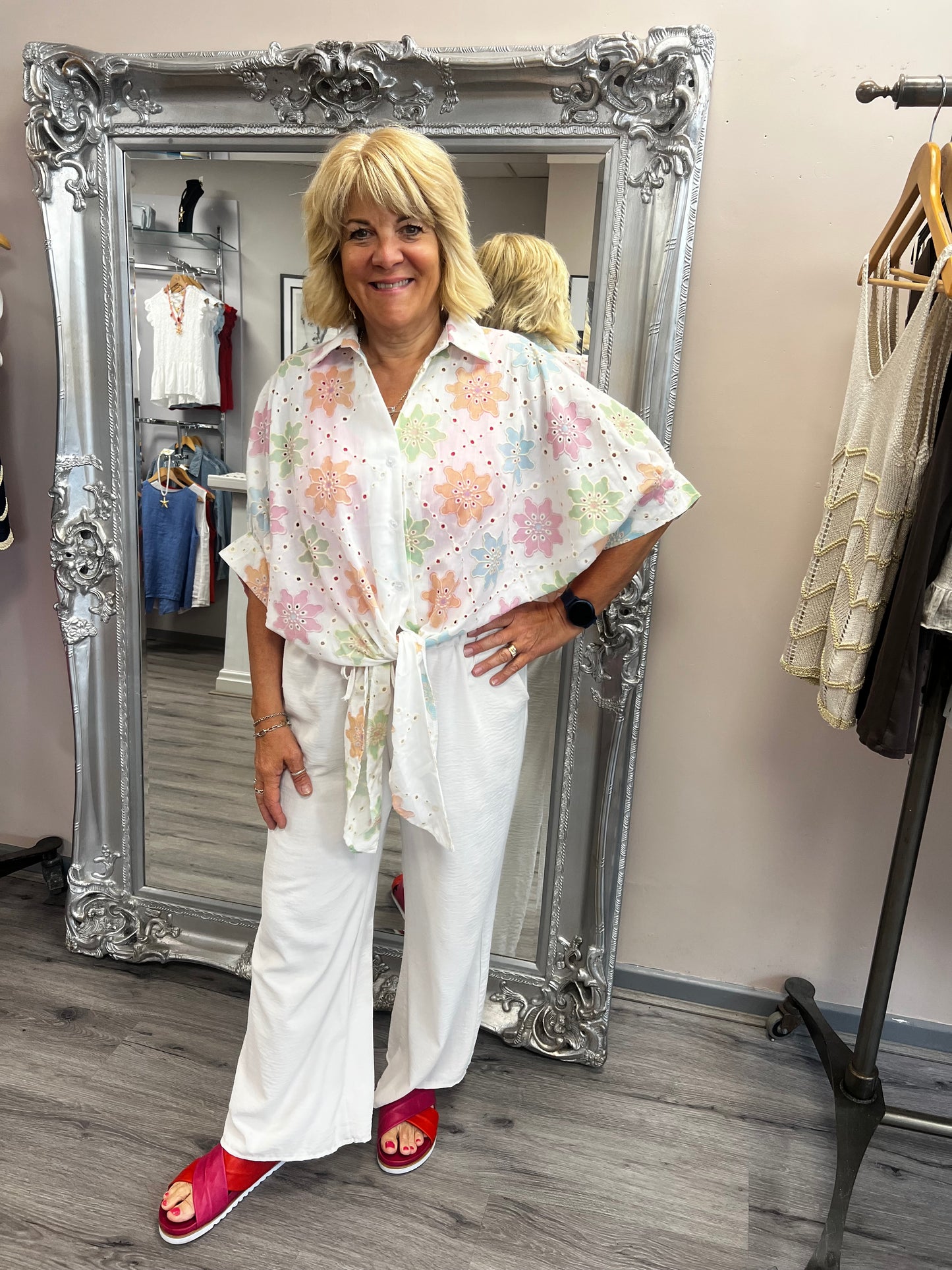 Flower Power Tie Shirt