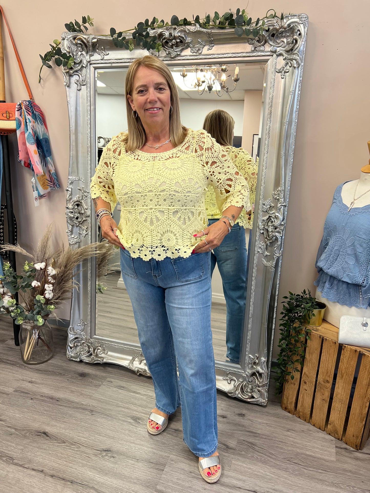 Anna Crochet Top