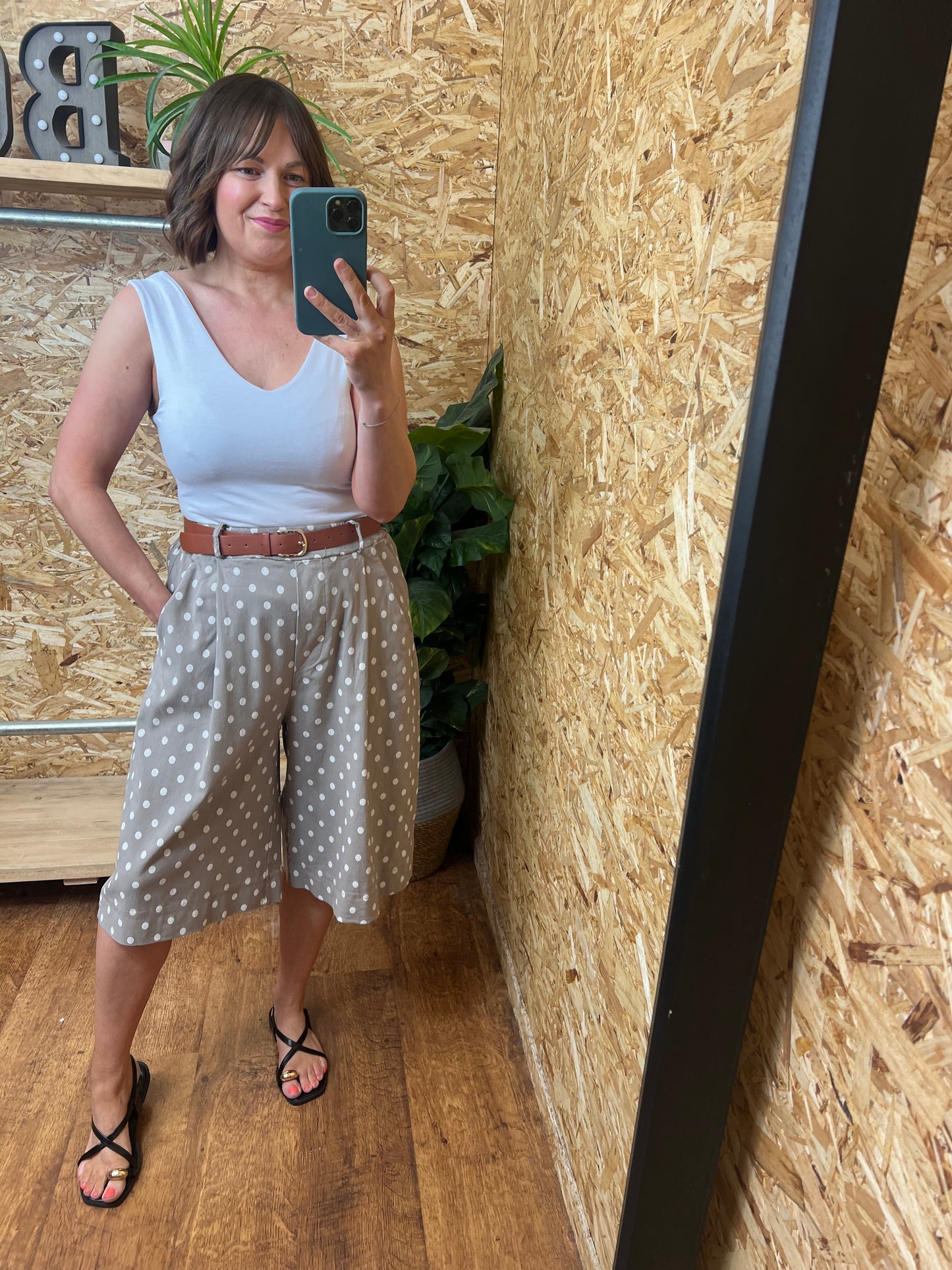 Polka Culotte Shorts