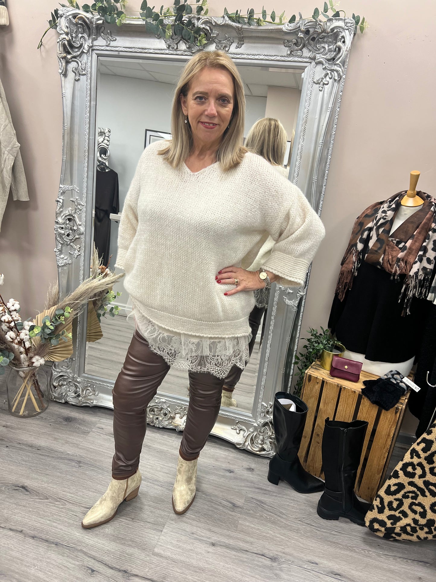 Lace Tunic Knit