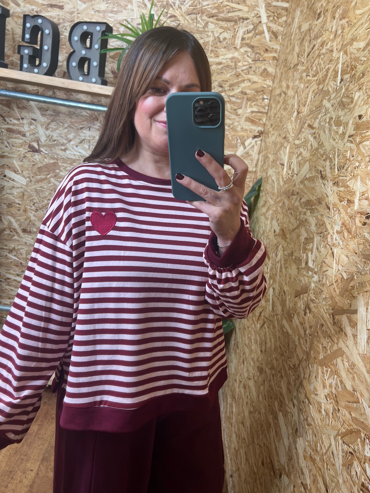 Heart Stripe Top