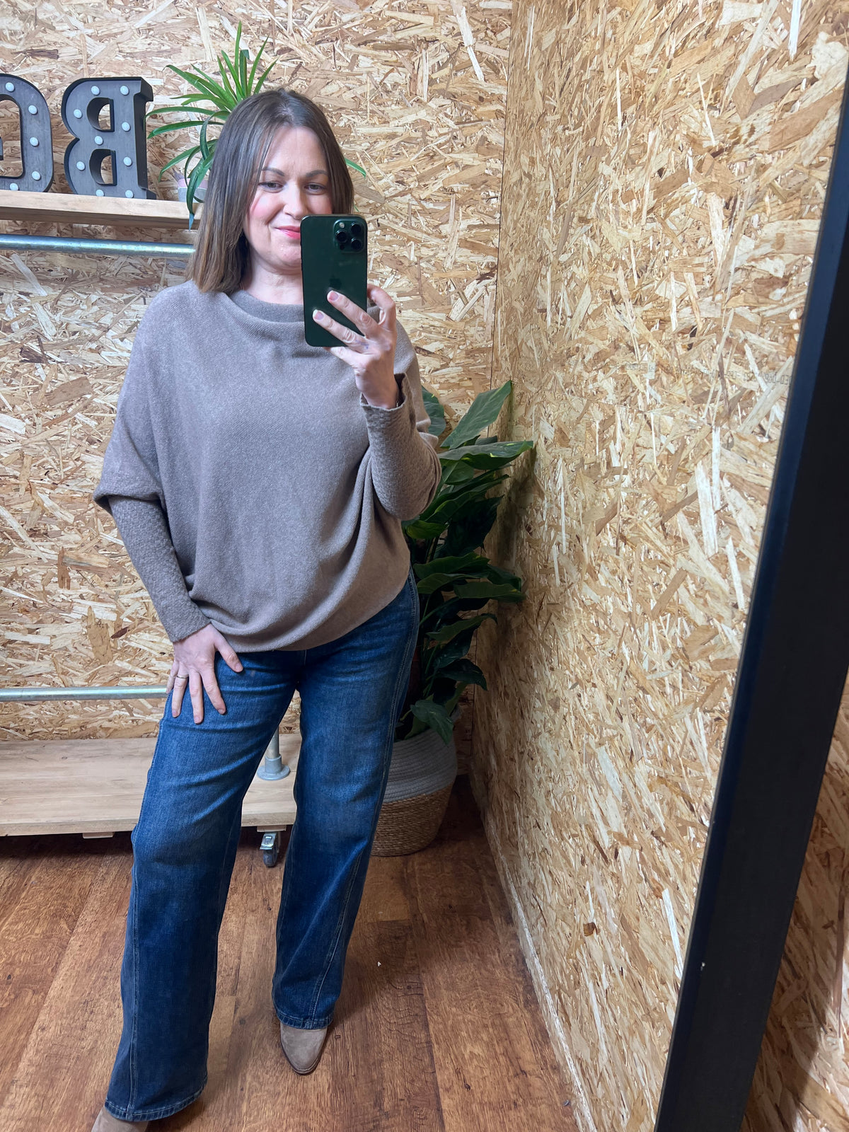 Cleo Asymmetric Knit