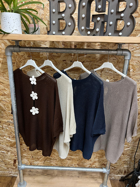 Daisy Back Detail Knit