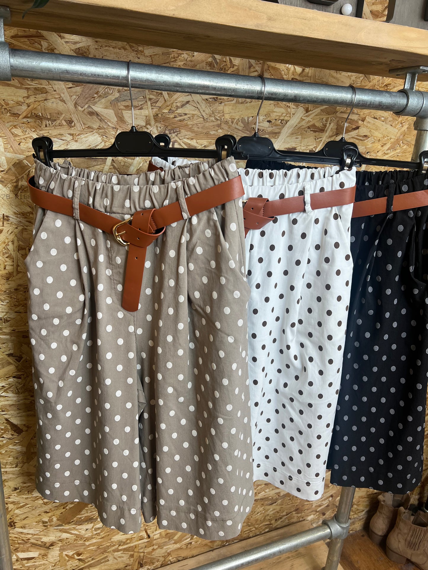 Polka Culotte Shorts