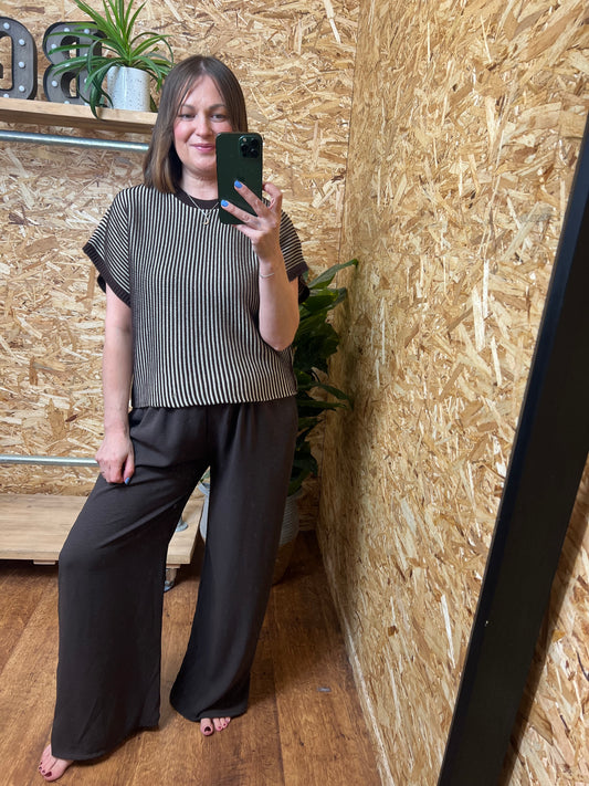 Two Tone Textured Knit