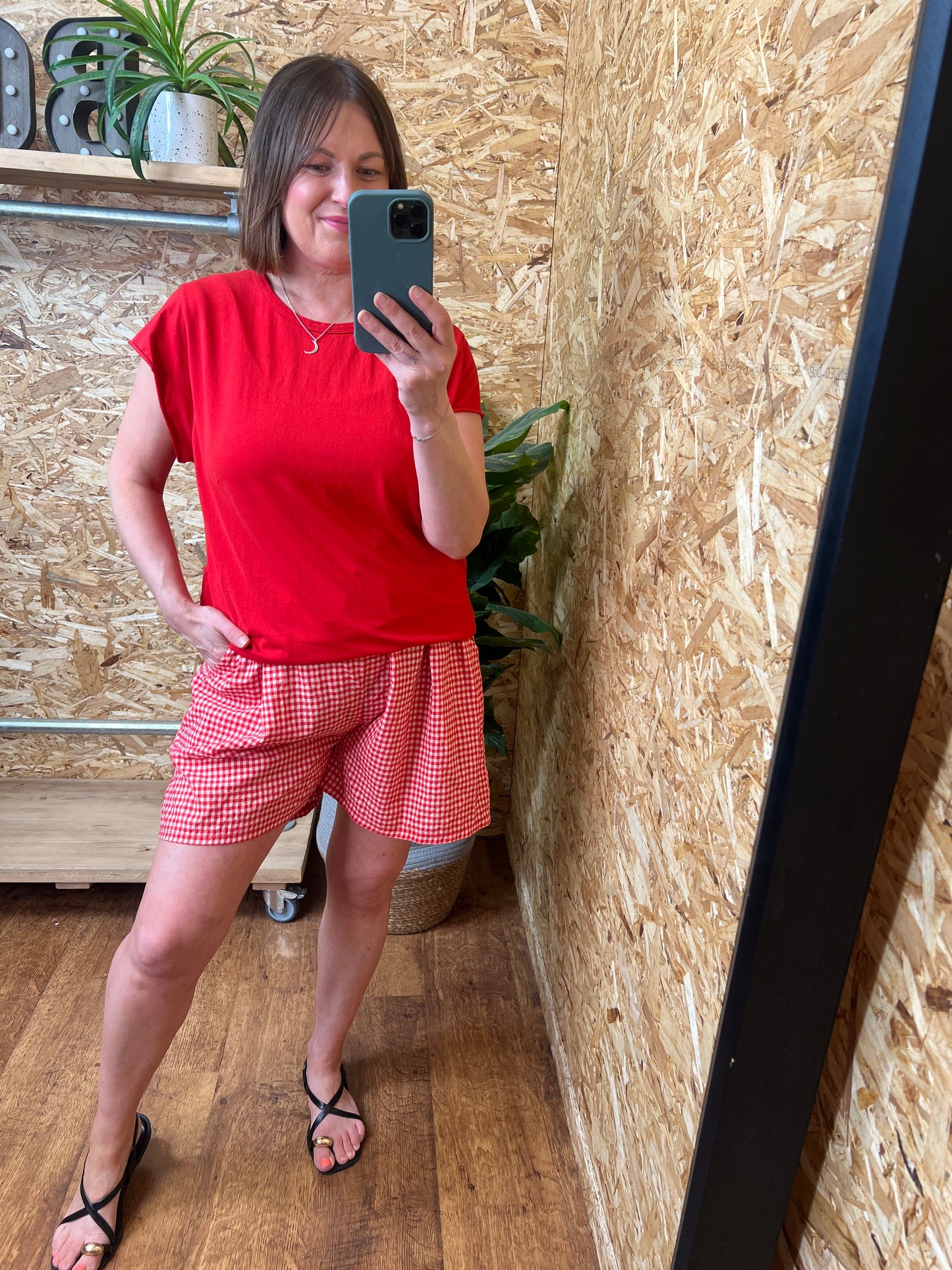 Gingham Shorts