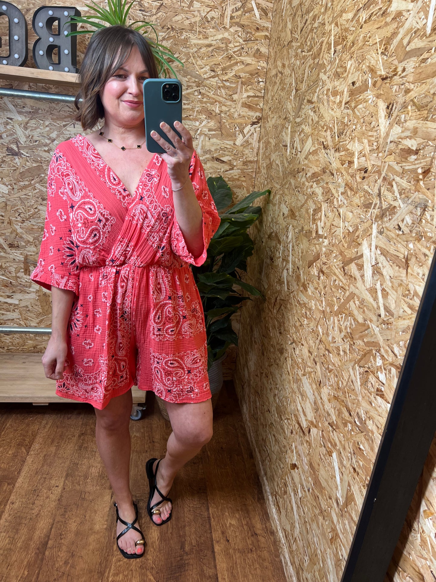 Bandana Print Playsuit