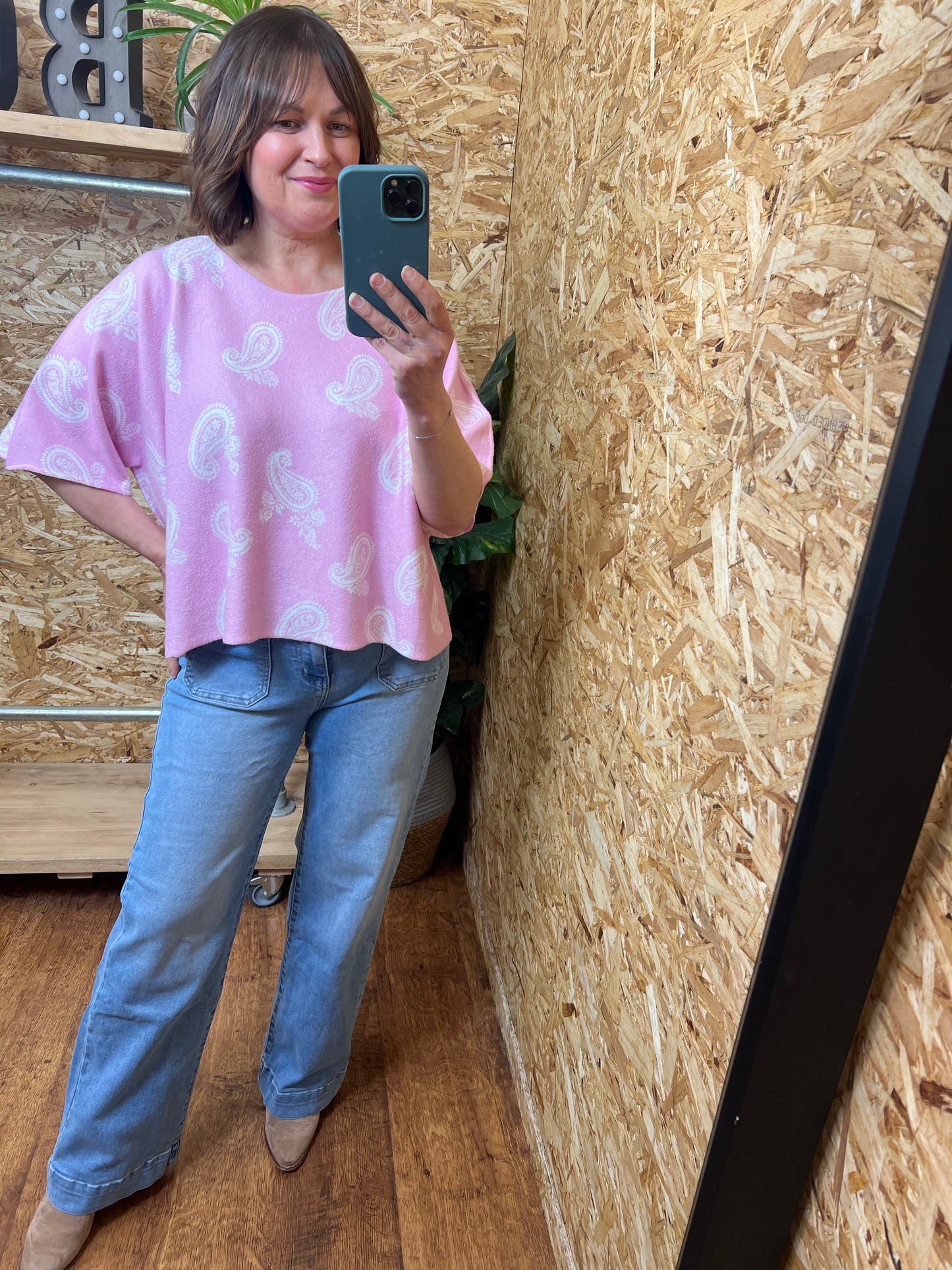 Paisley Print Ella Knit