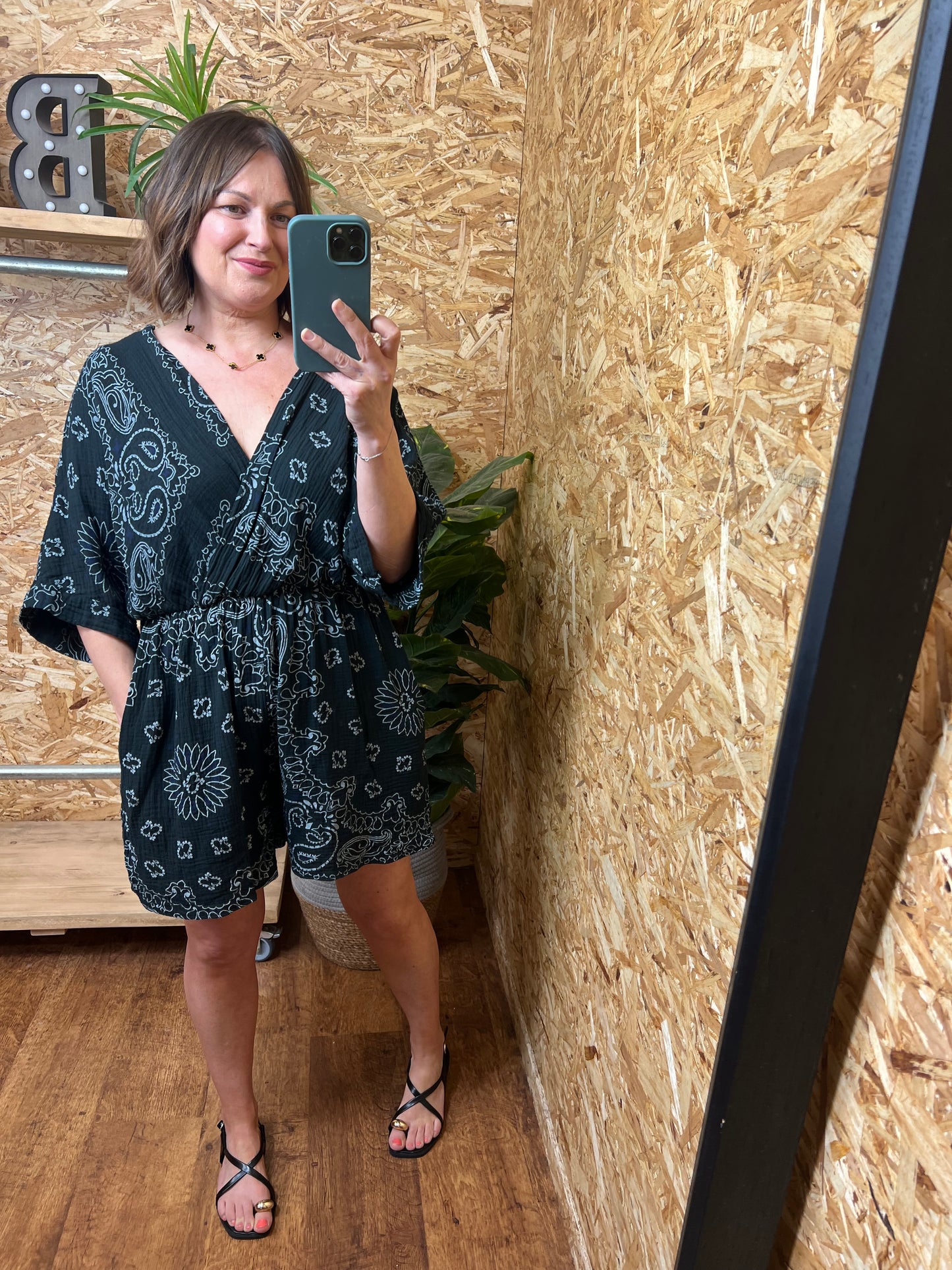 Bandana Print Playsuit