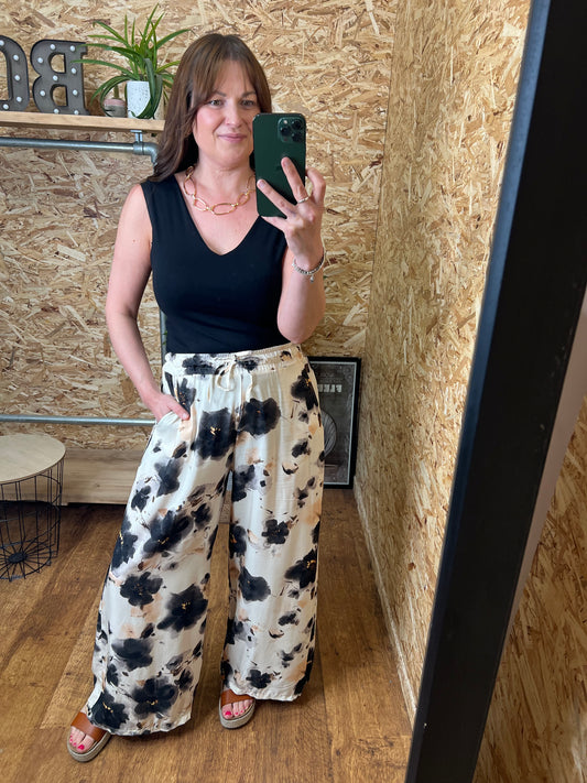 Fleur Wide Leg Trousers