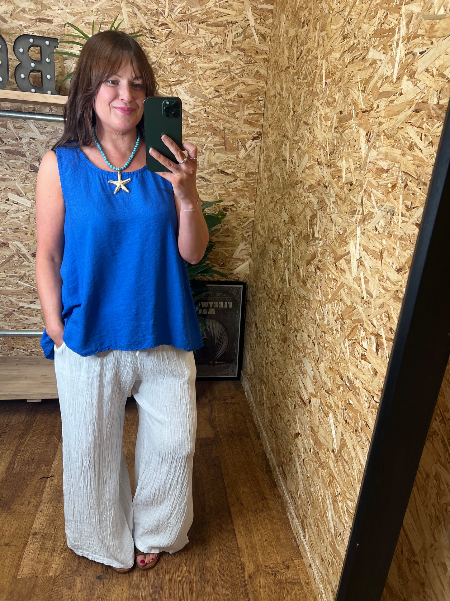 Ellie Button Back Top