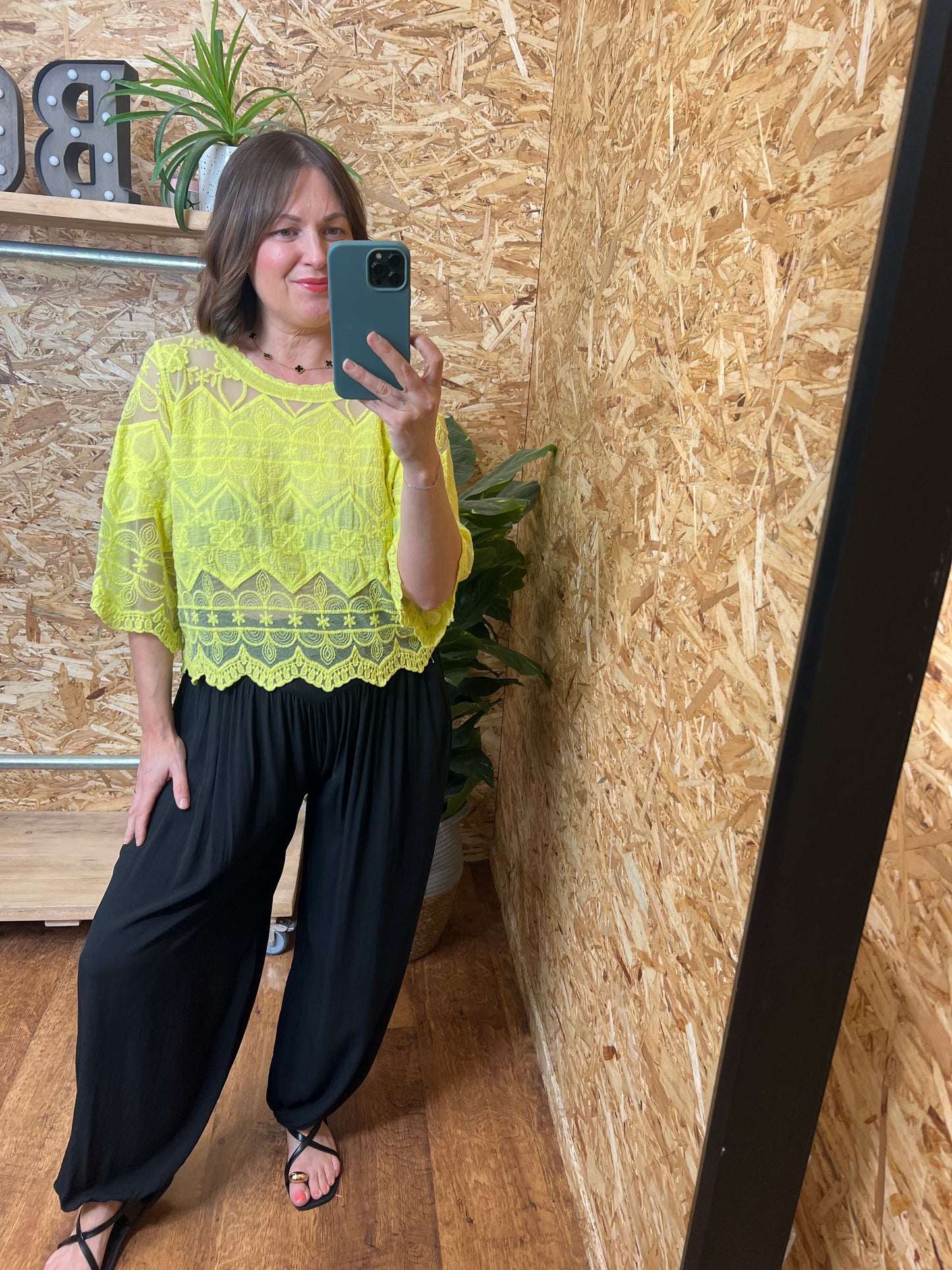 Lace Panel Top