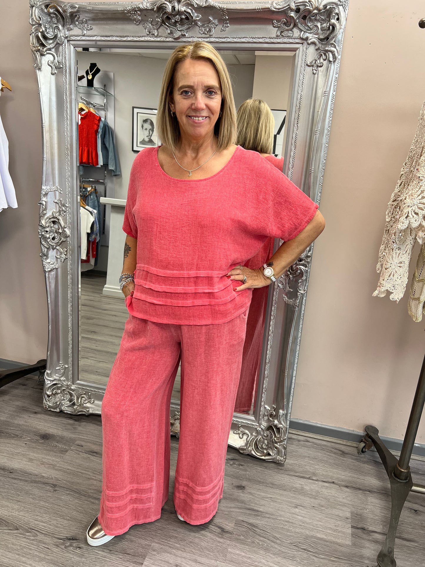 Nola Pleat Detail Trousers