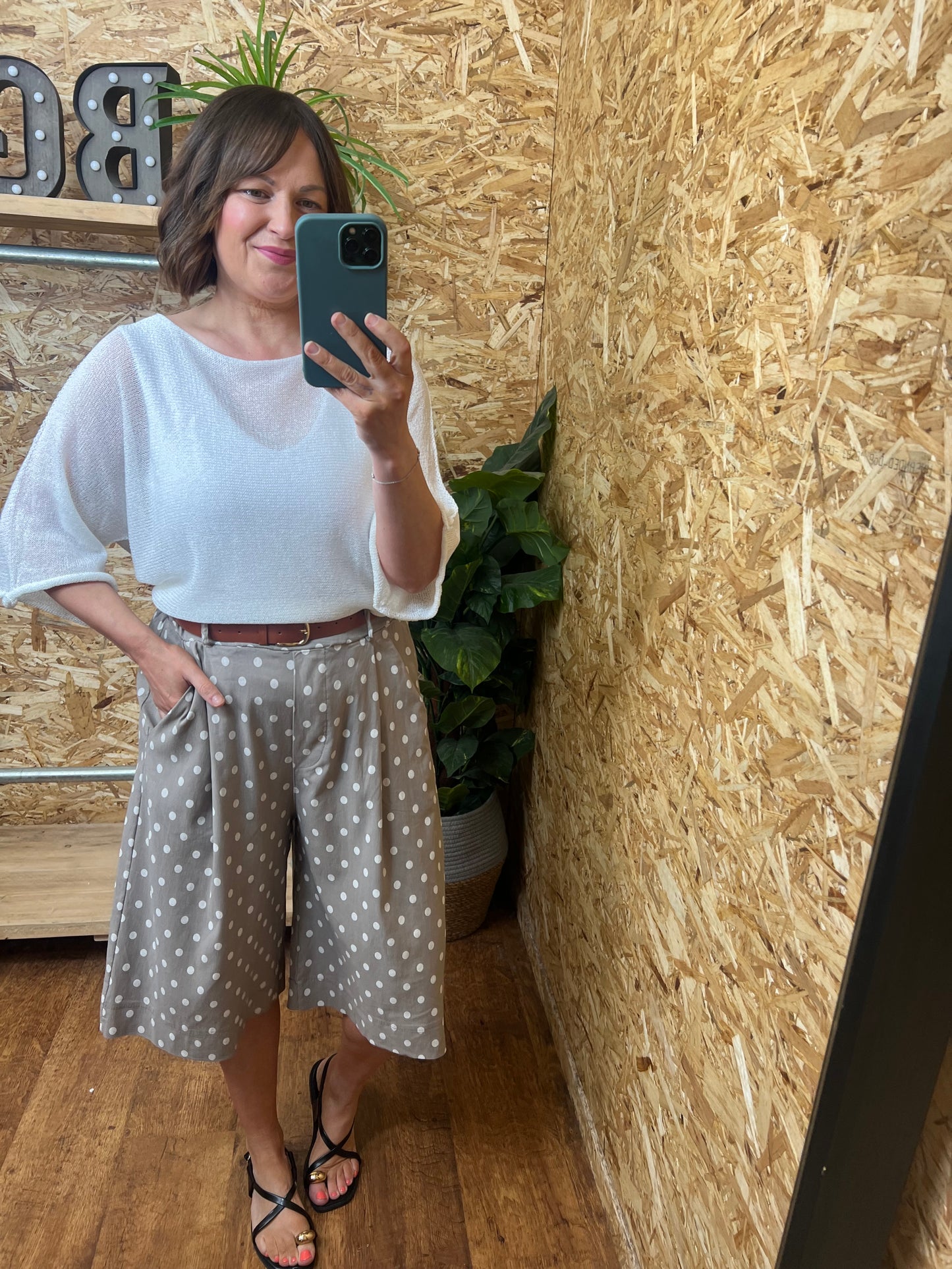 Polka Culotte Shorts
