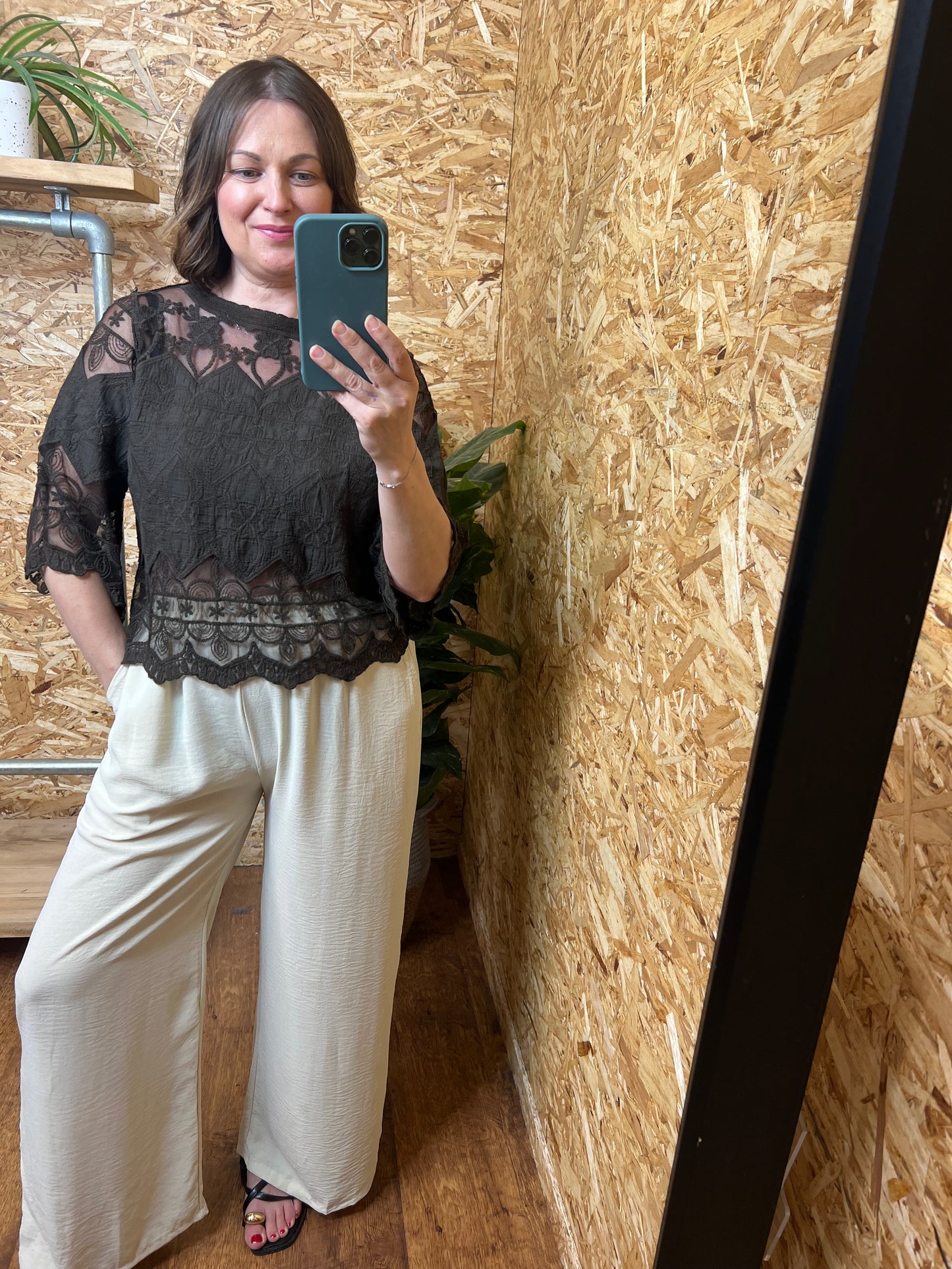 Lace Panel Top