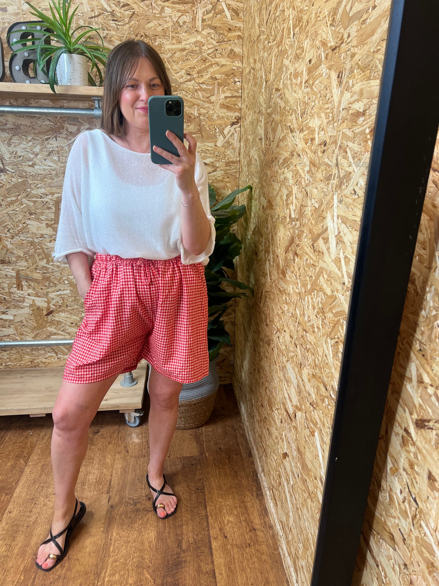 Gingham Shorts