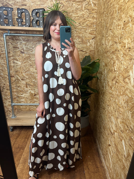 Polka Dot Maxi