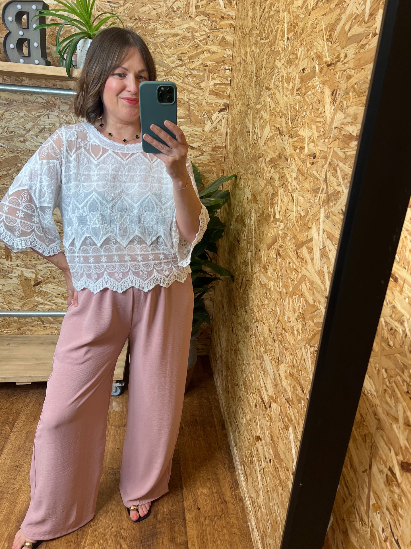 Lace Panel Top