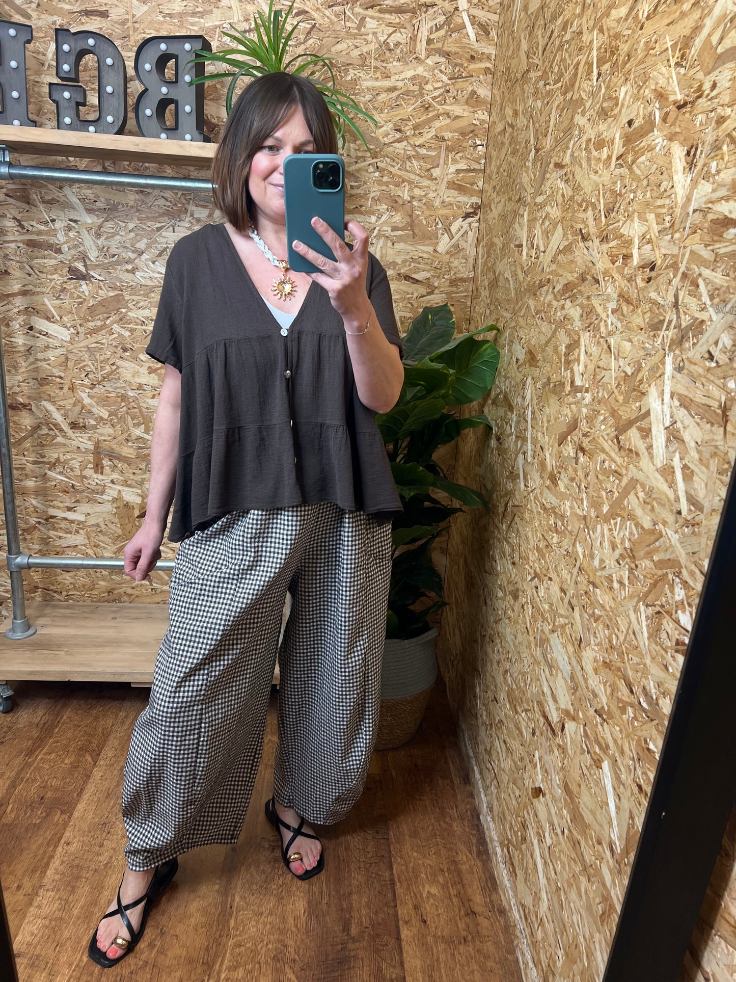 Nola Button Smock Top