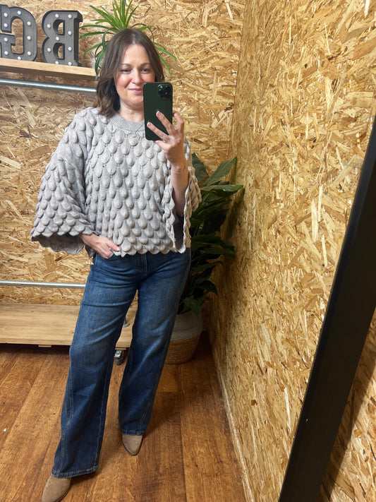 Teardrop Knit Mocha