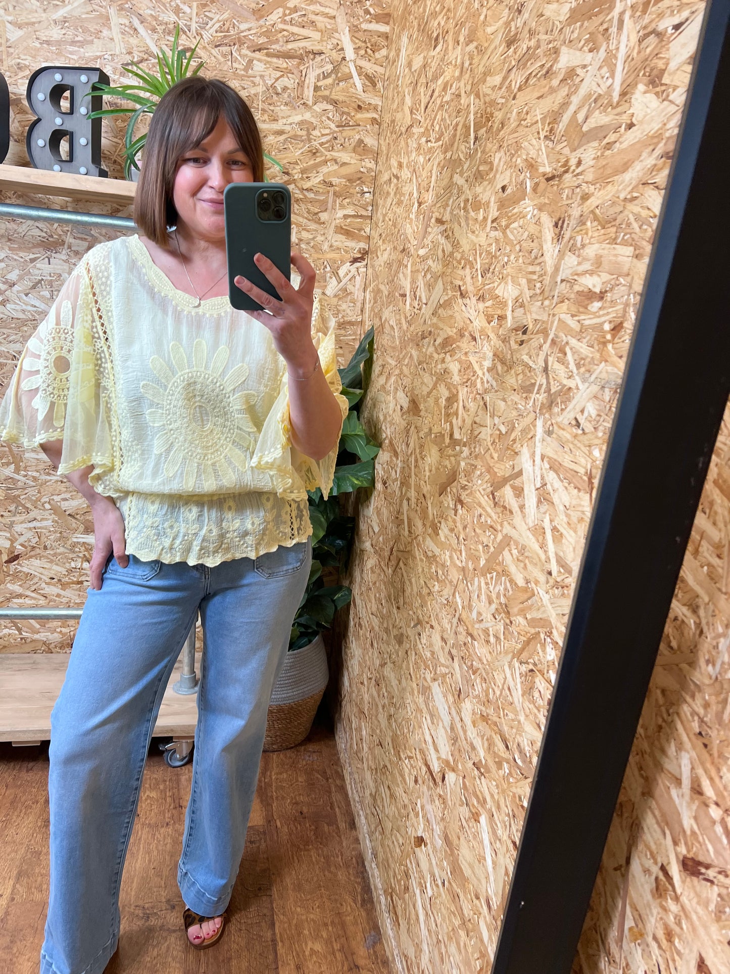 Sunflower Lace Top