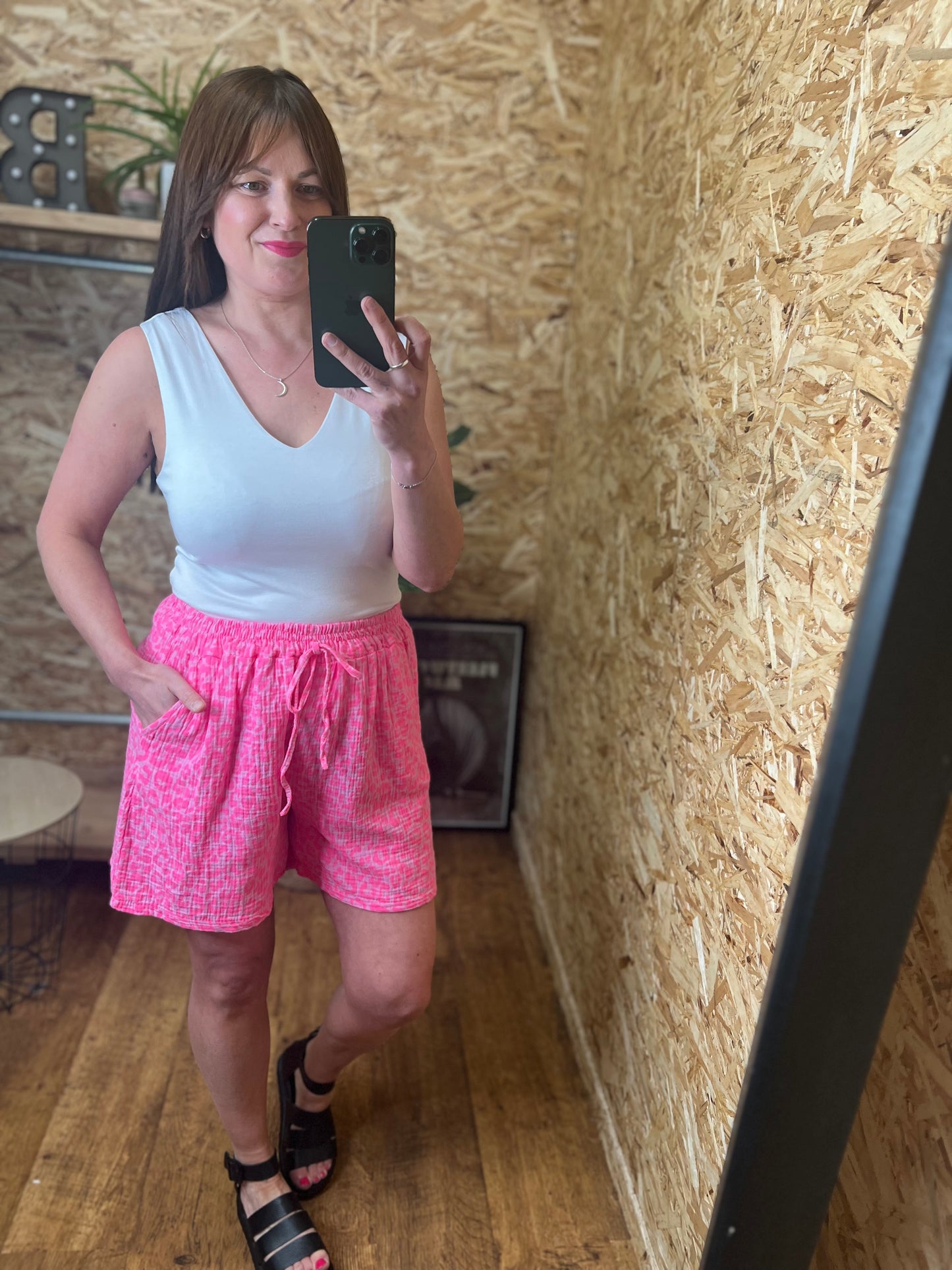 Neon Leopard Shorts