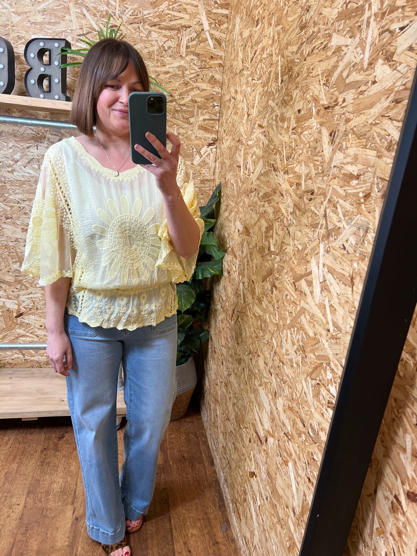 Sunflower Lace Top