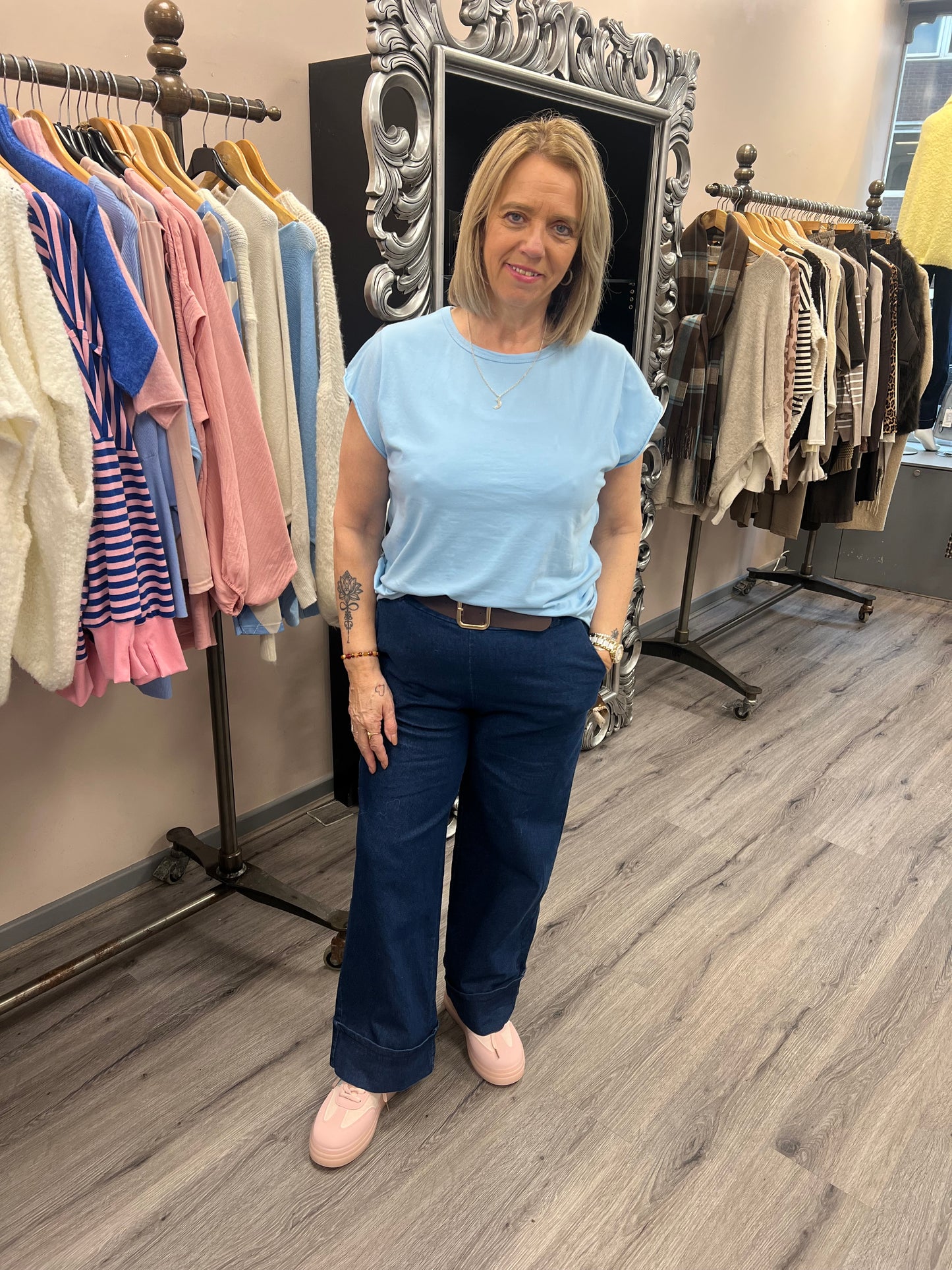 Basic Cap Sleeve Tee