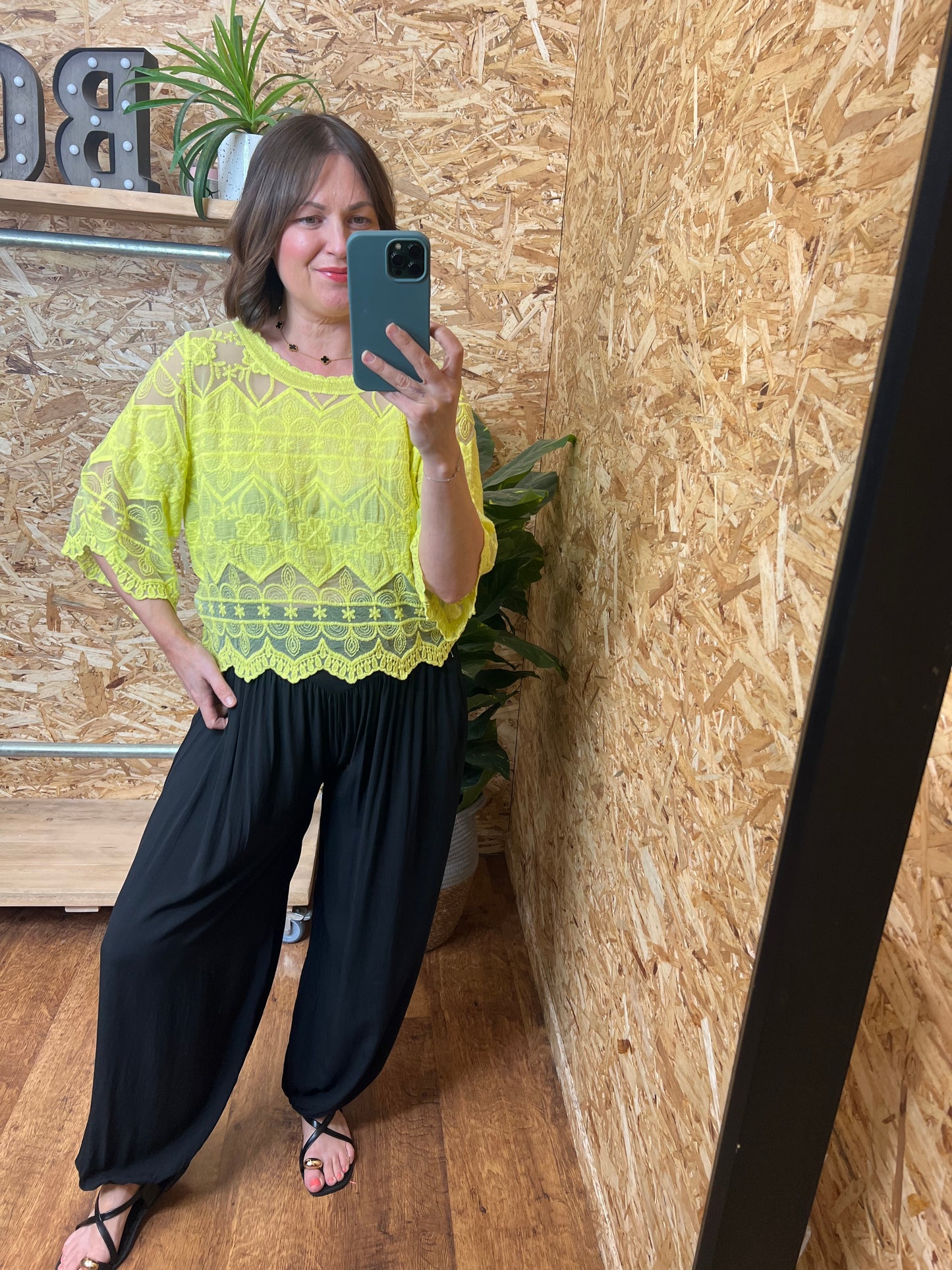 Lace Panel Top