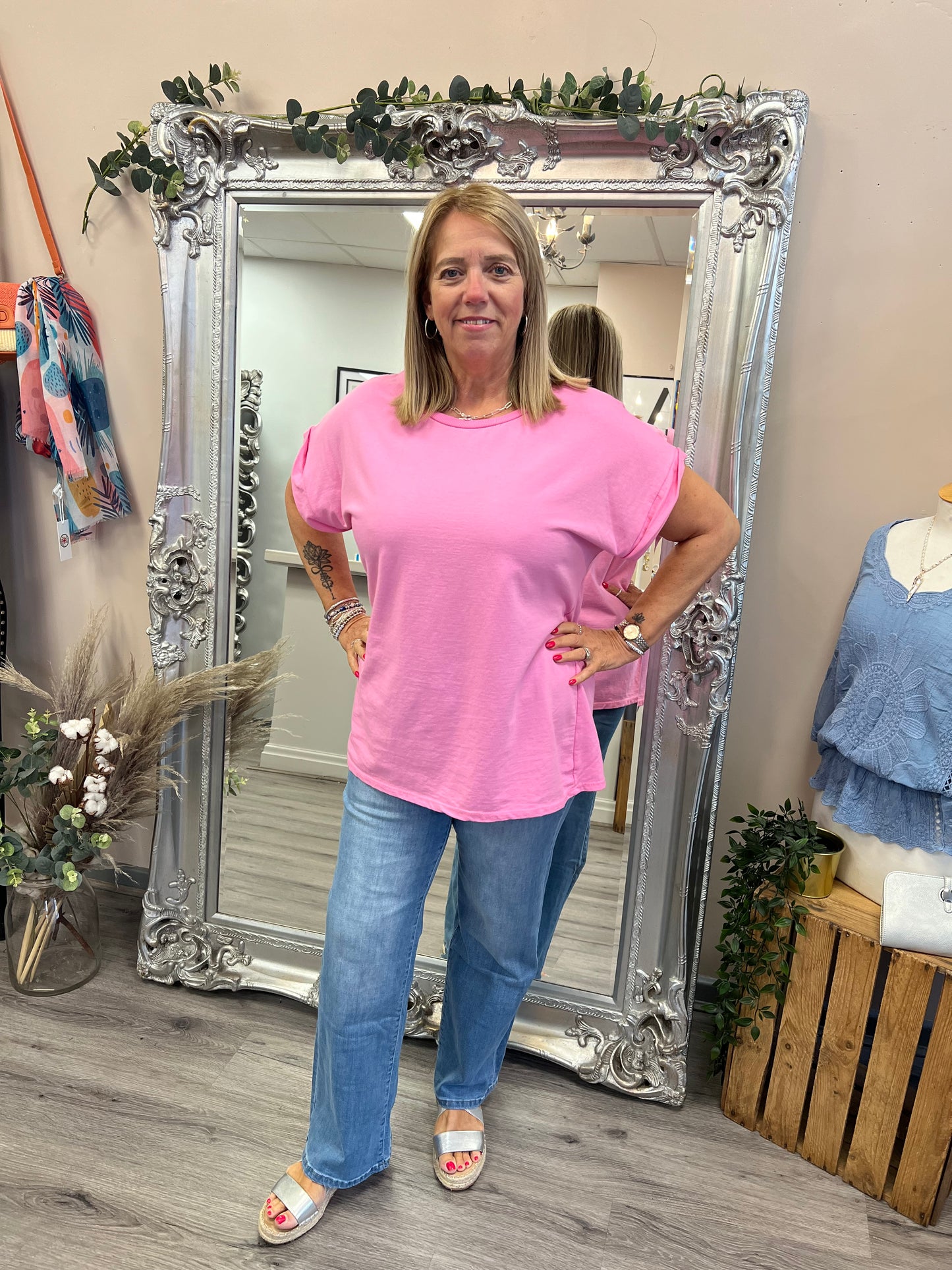 Danni Roll Sleeve Top